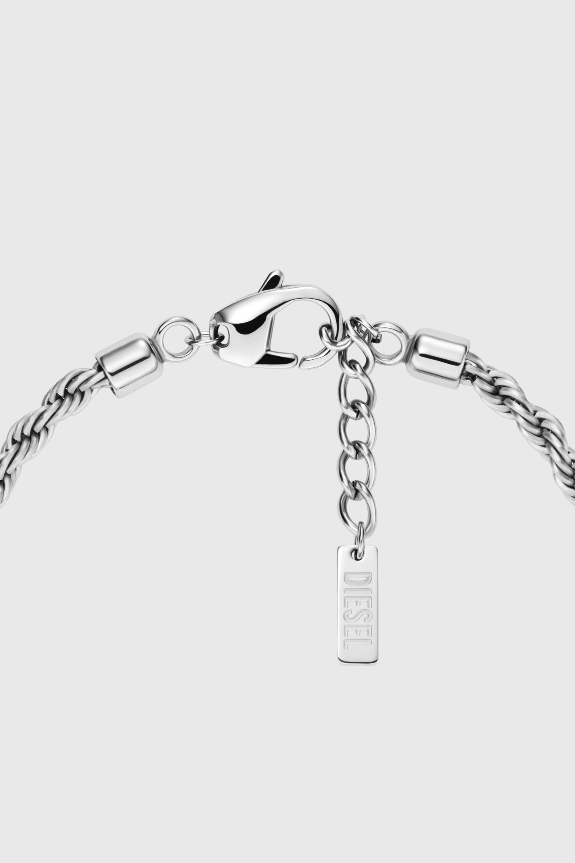 Diesel - DX1622040 JEWELLERY, Unisex Armband mit Anh&auml;ngern aus Edelstahl in Silber - 2