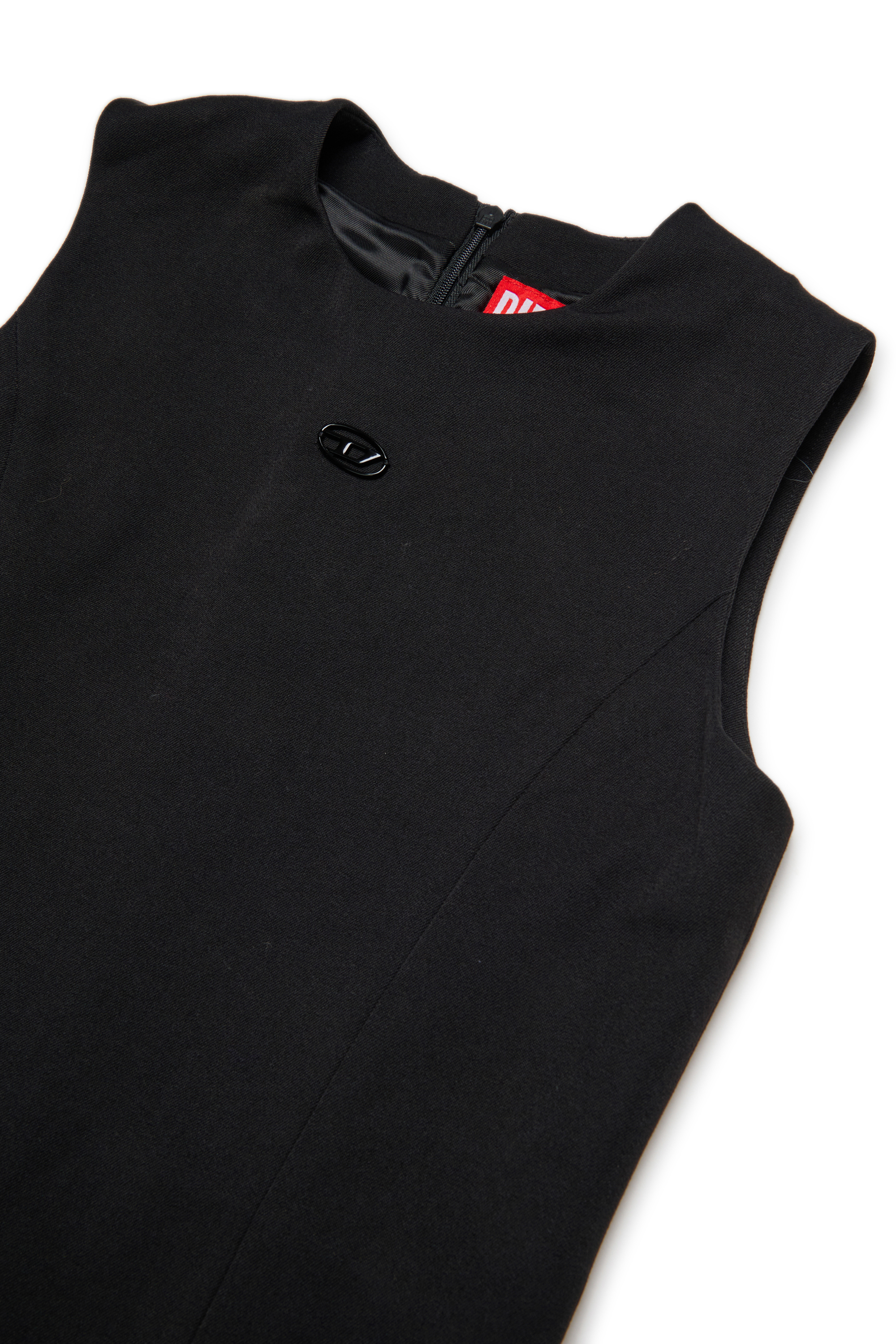 Diesel - DELAILA, Damen Kleid mit Reißverschluss hinten in Schwarz - 3