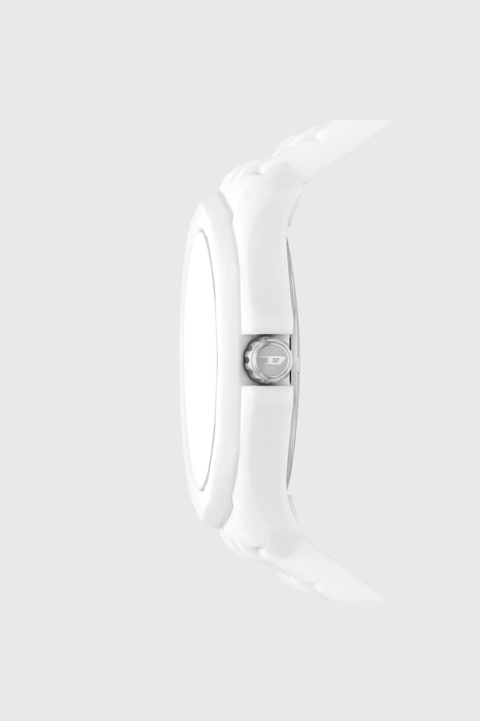 Diesel - DZ2244 WATCH, Montre Stinger en silicone blanc Homme in Blanc - 3