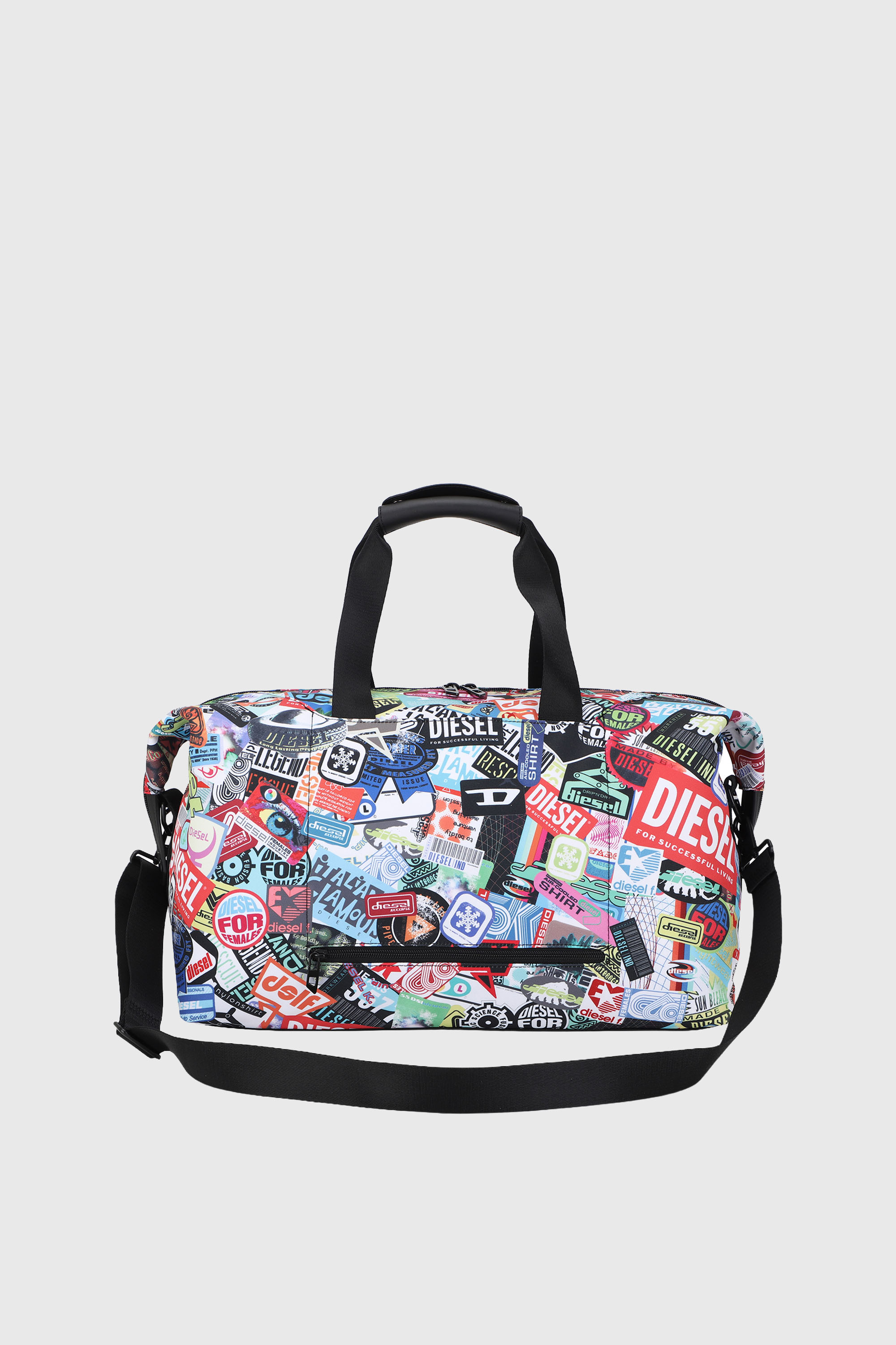 Diesel - DIESEL PC PRINTED DUFFLE-STICKERS- DSB00, Borsa da viaggio con adesivi Unisex in Multicolor - 2
