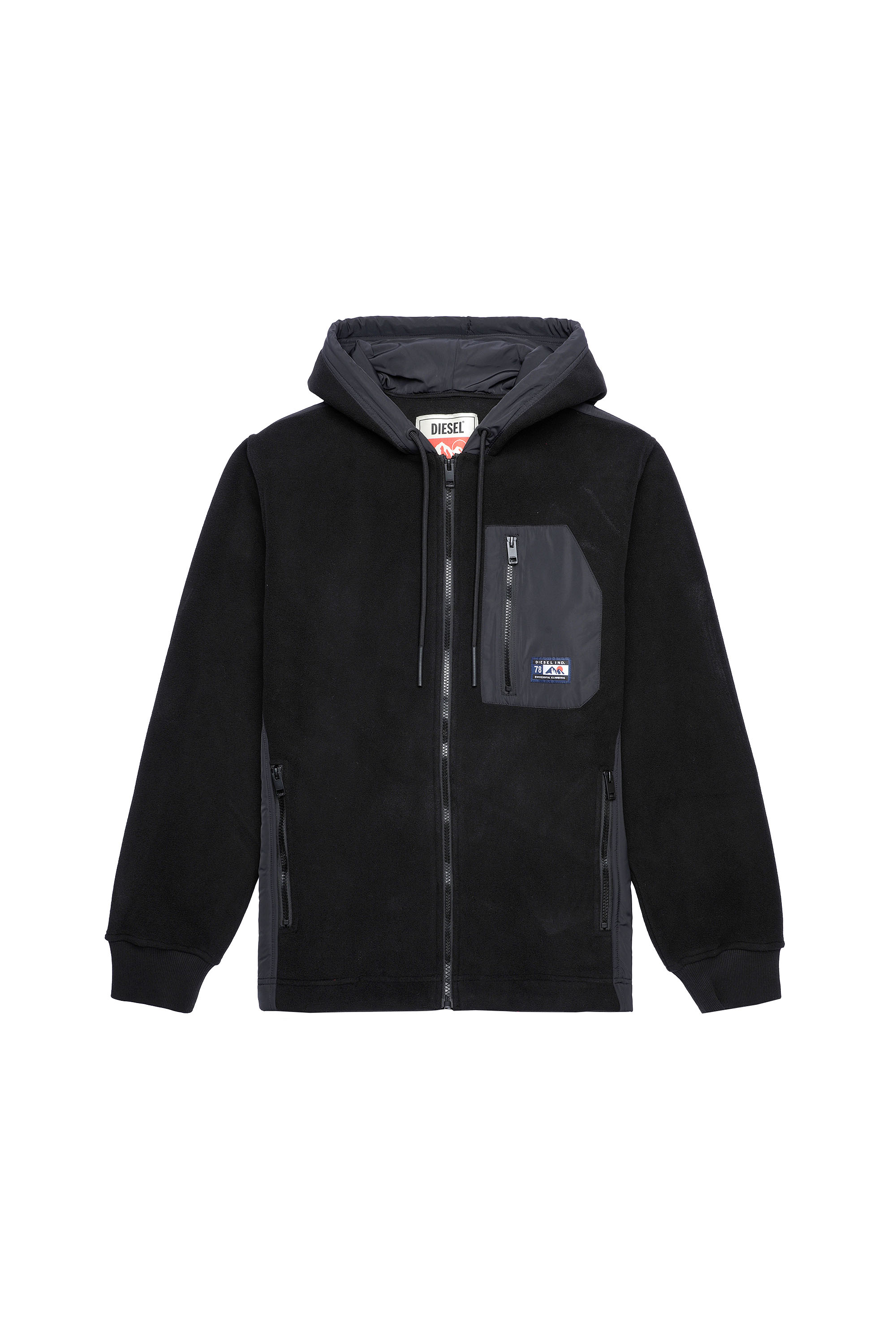 S-TEDER, Noir - Pull Cotton
