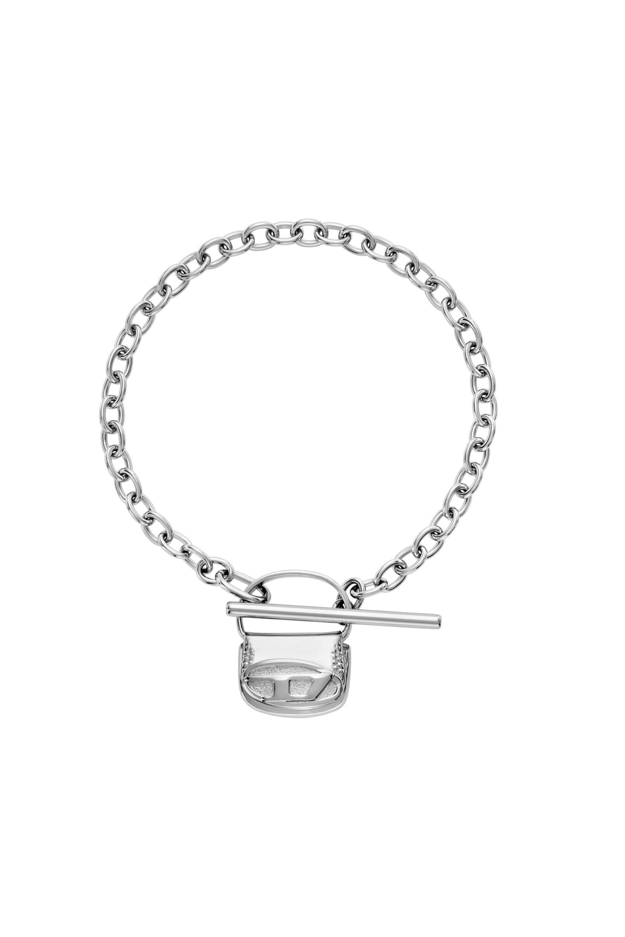 Diesel - DX1592040 JEWEL, Bracciale in acciaio inossidabile Unisex in Argento - 1