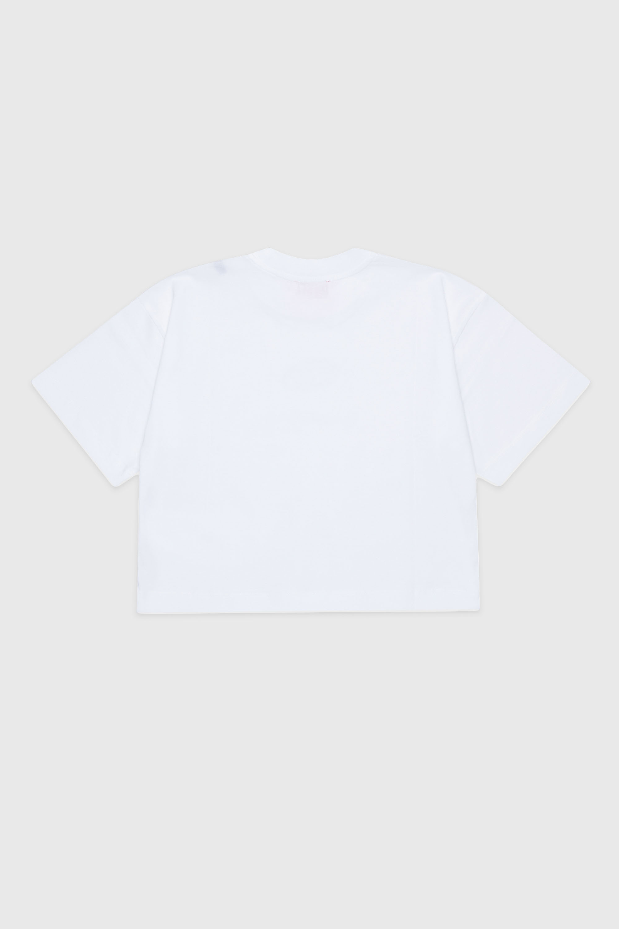 Diesel - TLIXIN, Damen Cropped T-shirt mit Oval D Logo in Wei&szlig; - 2