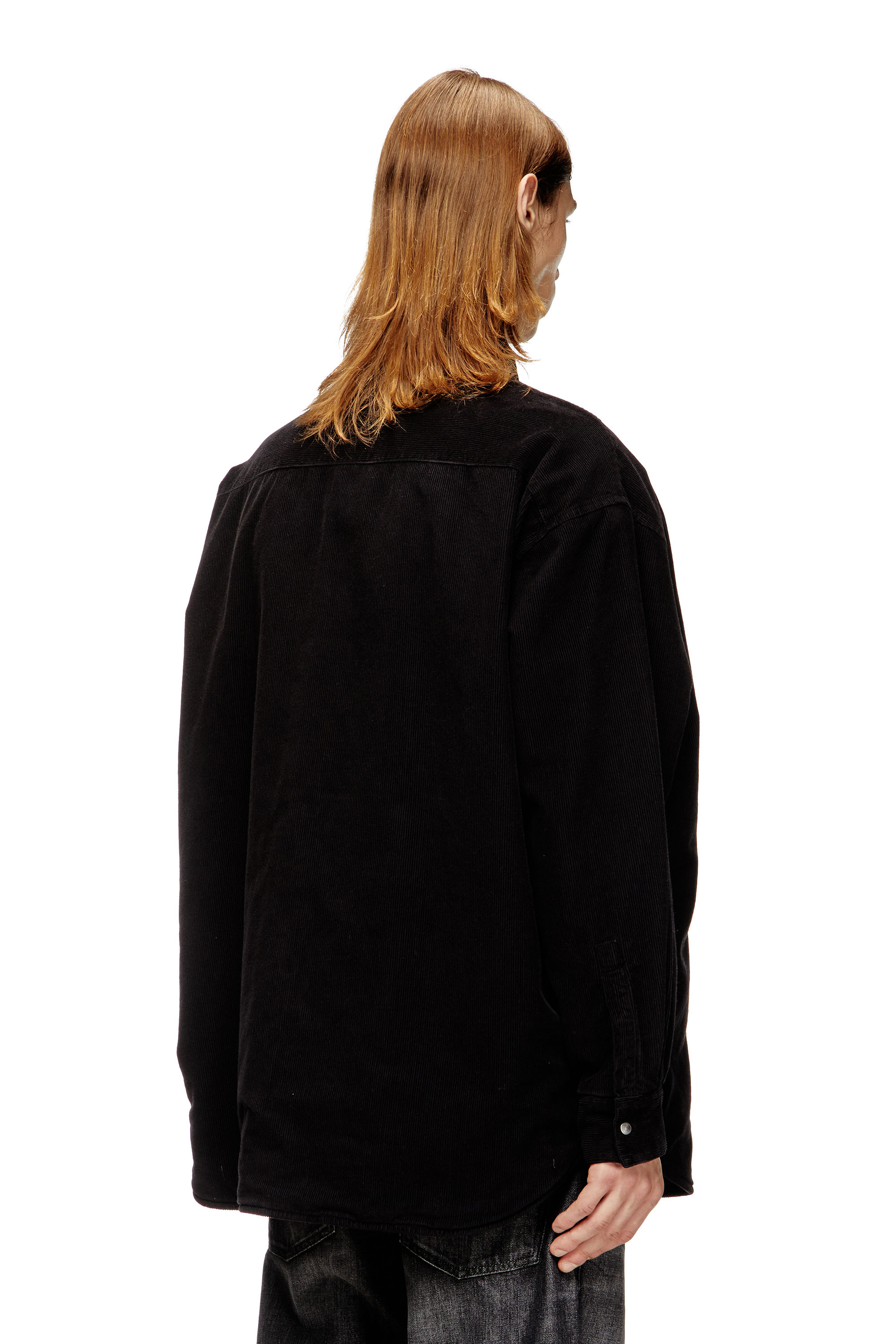 Diesel - S-BAGGY-PADD-HGBK, Camicia in cotone con ricamo Oval D Uomo in ToBeDefined - 4