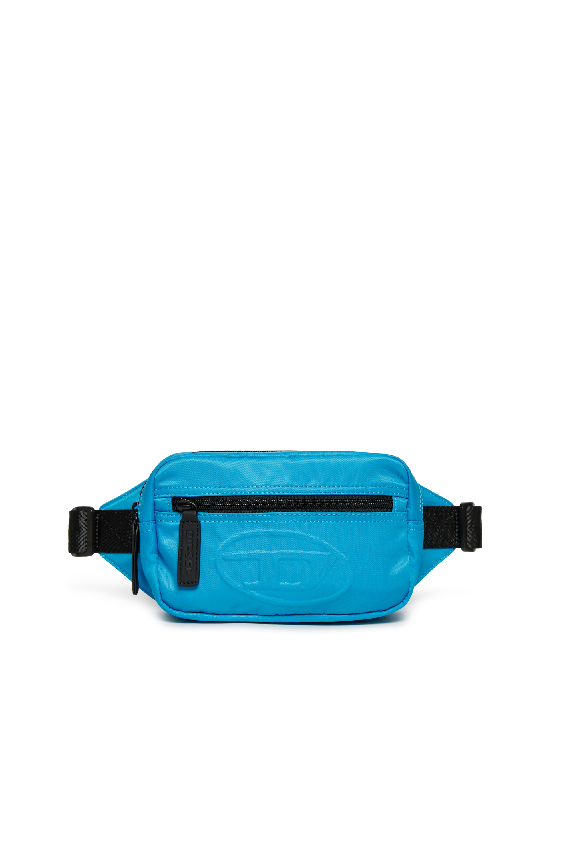 Diesel - WDEMBOSSED, Unisex Gürteltasche aus Nylon mit Logo-Prägung in Blau - 1