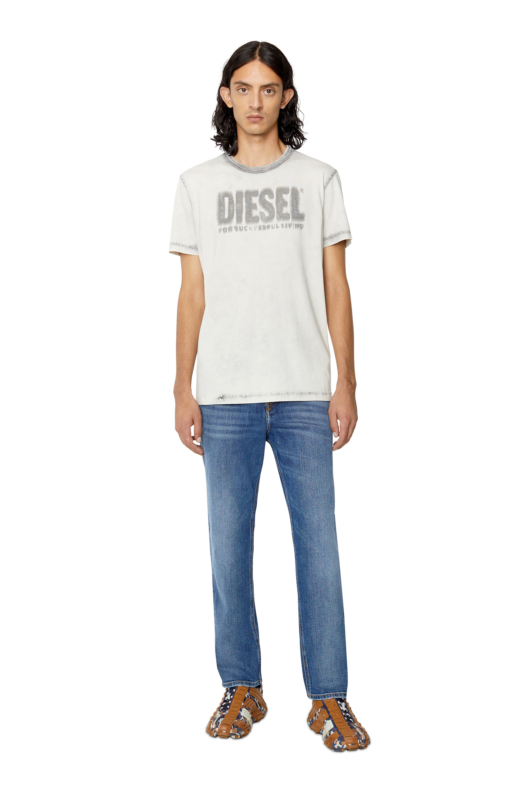 Diesel - 2005 D-FINING 09E44 Tapered Jeans, Mittelblau - Image 5