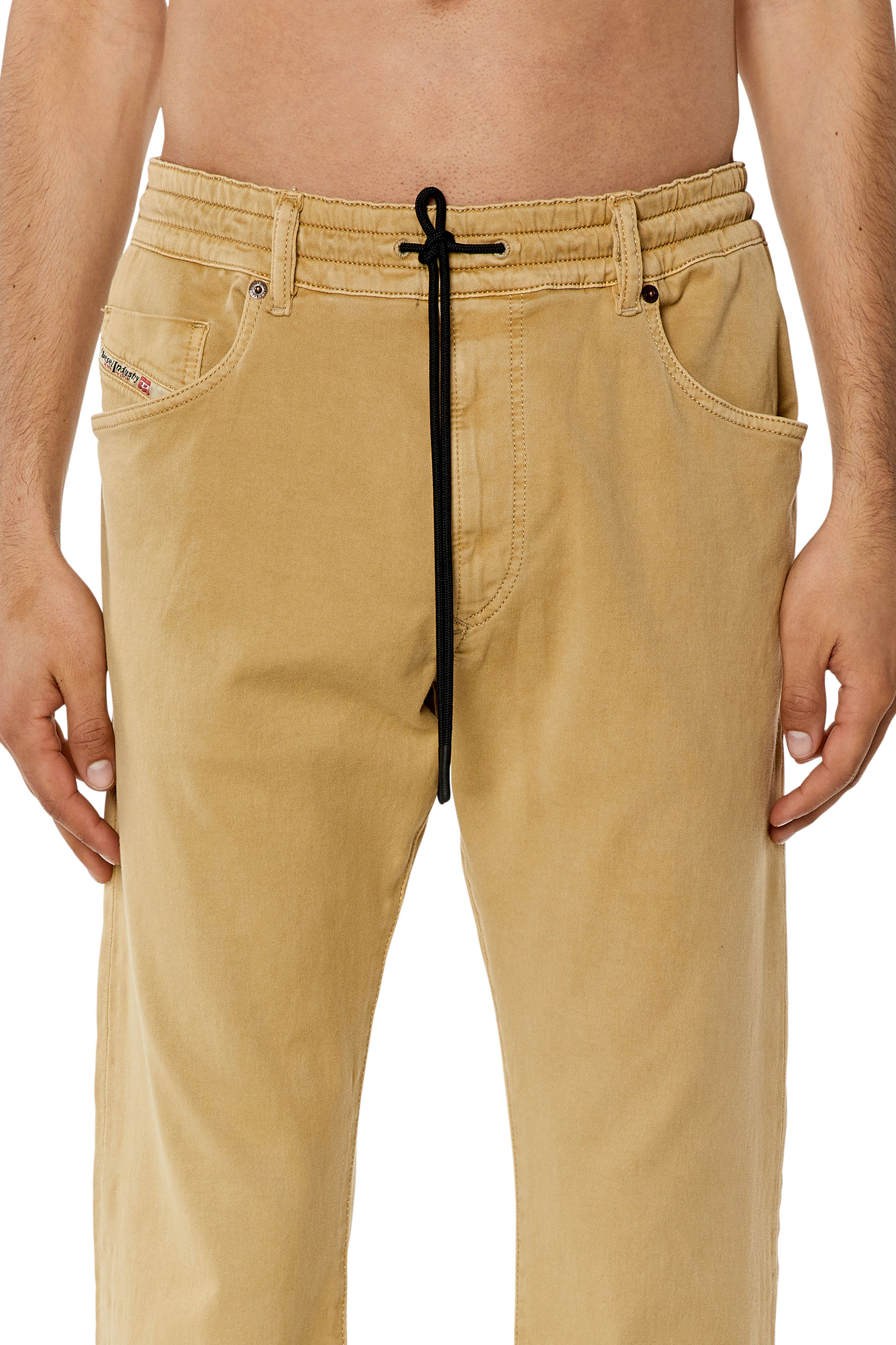 Diesel - Krooley JoggJeans® 068DY Tapered, Marron Clair - Image 3
