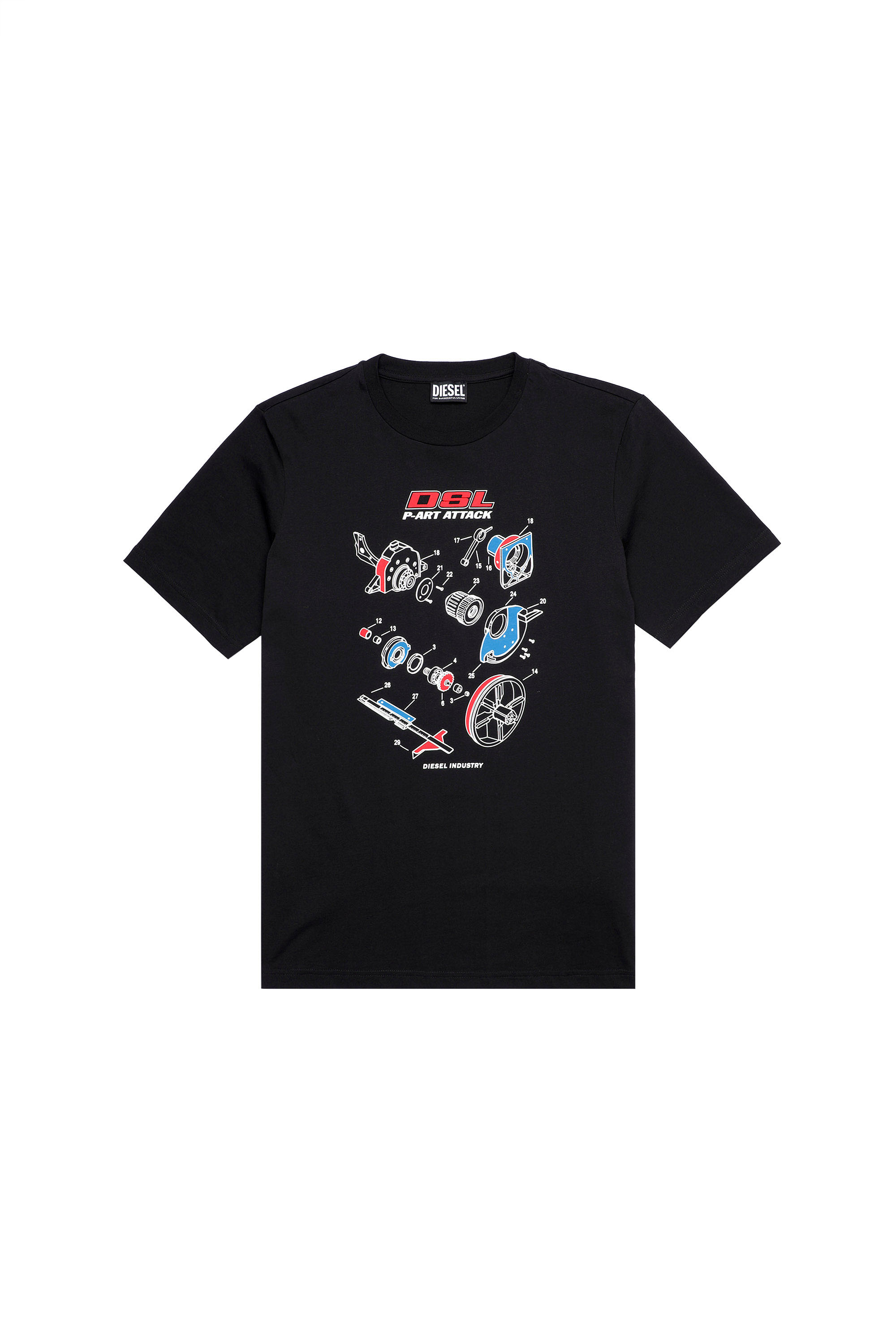 T-JUST-B53, Schwarz - T-Shirts