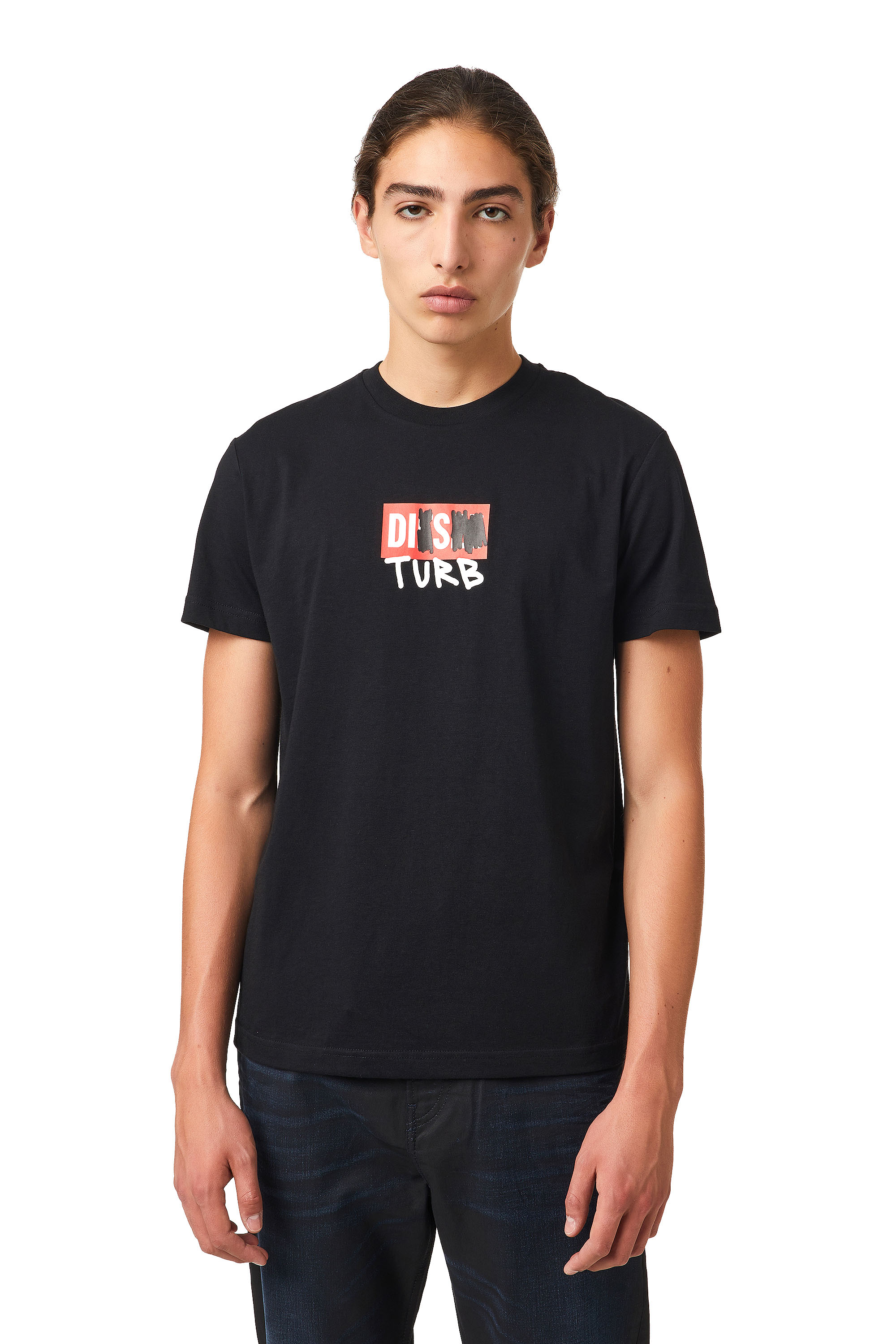 T-DIEGOS-B10, Schwarz - T-Shirts