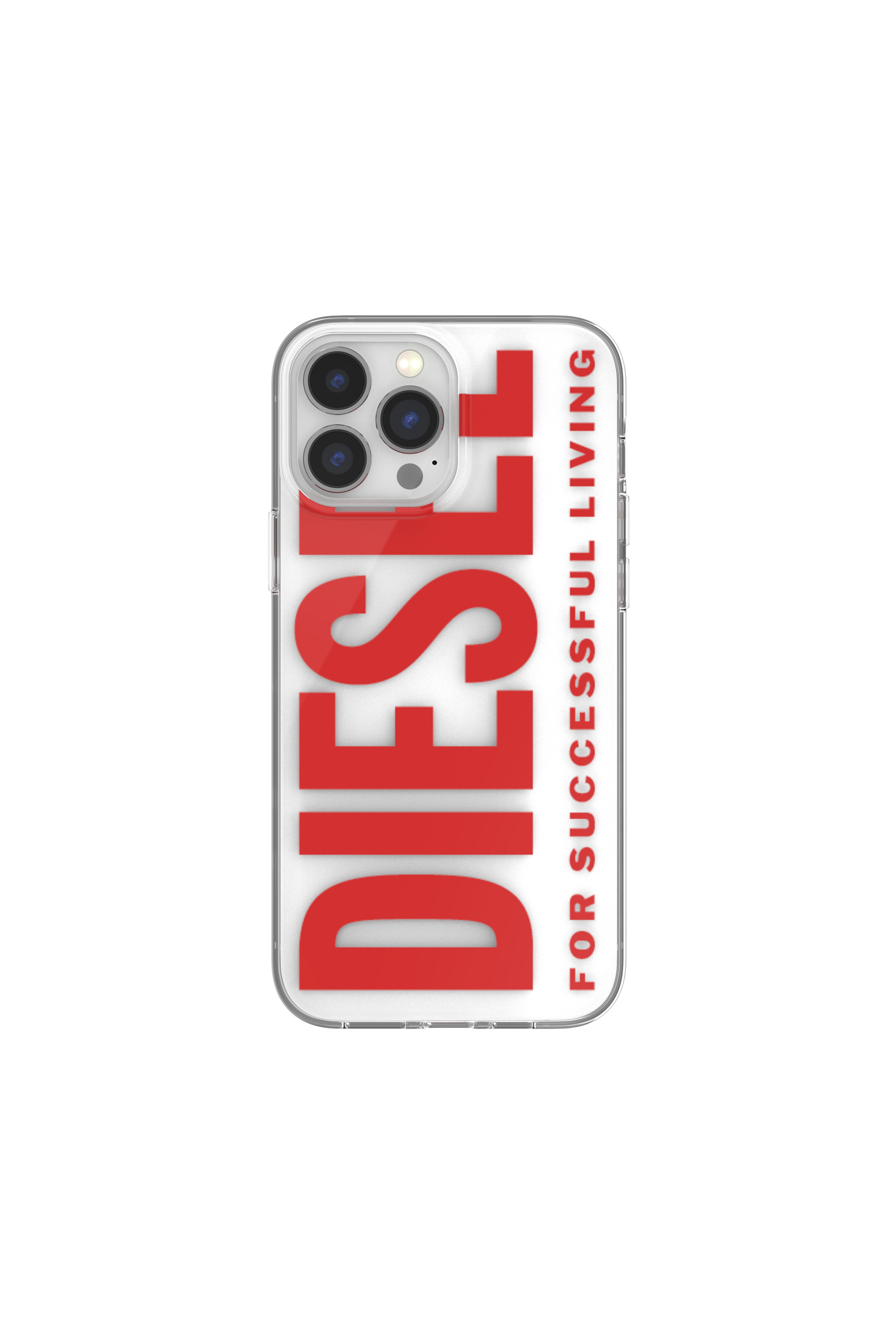 Diesel - 48300 STANDARDASE, Coque en TPU ultra-l&eacute;ger for iPhone 13 Pro Max Mixte in Rouge - 2