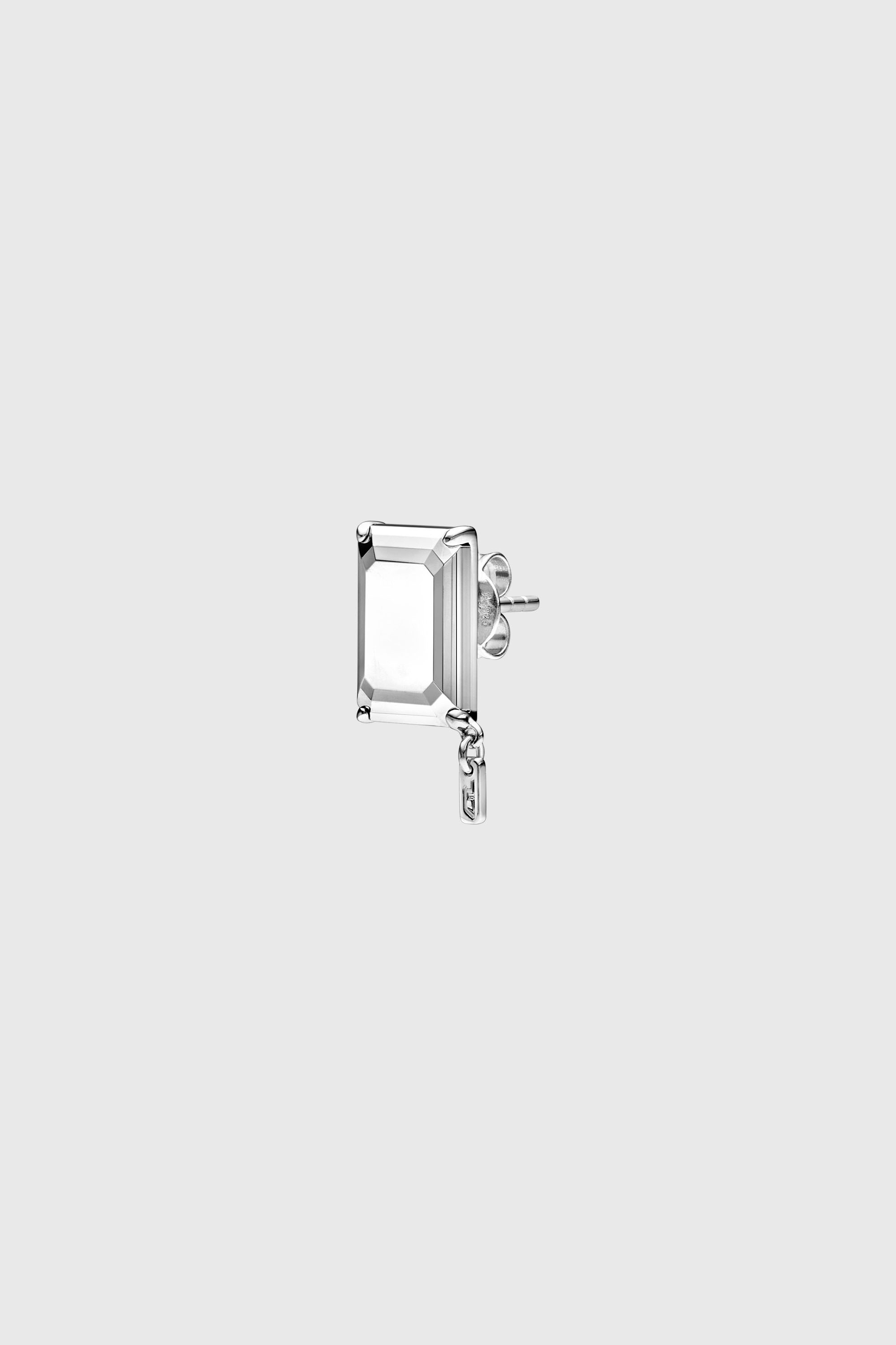 Diesel - DL1366040 STERLING SILVER JEWEL, Unisex Ohrstecker aus Sterlingsilber in Silber - 1