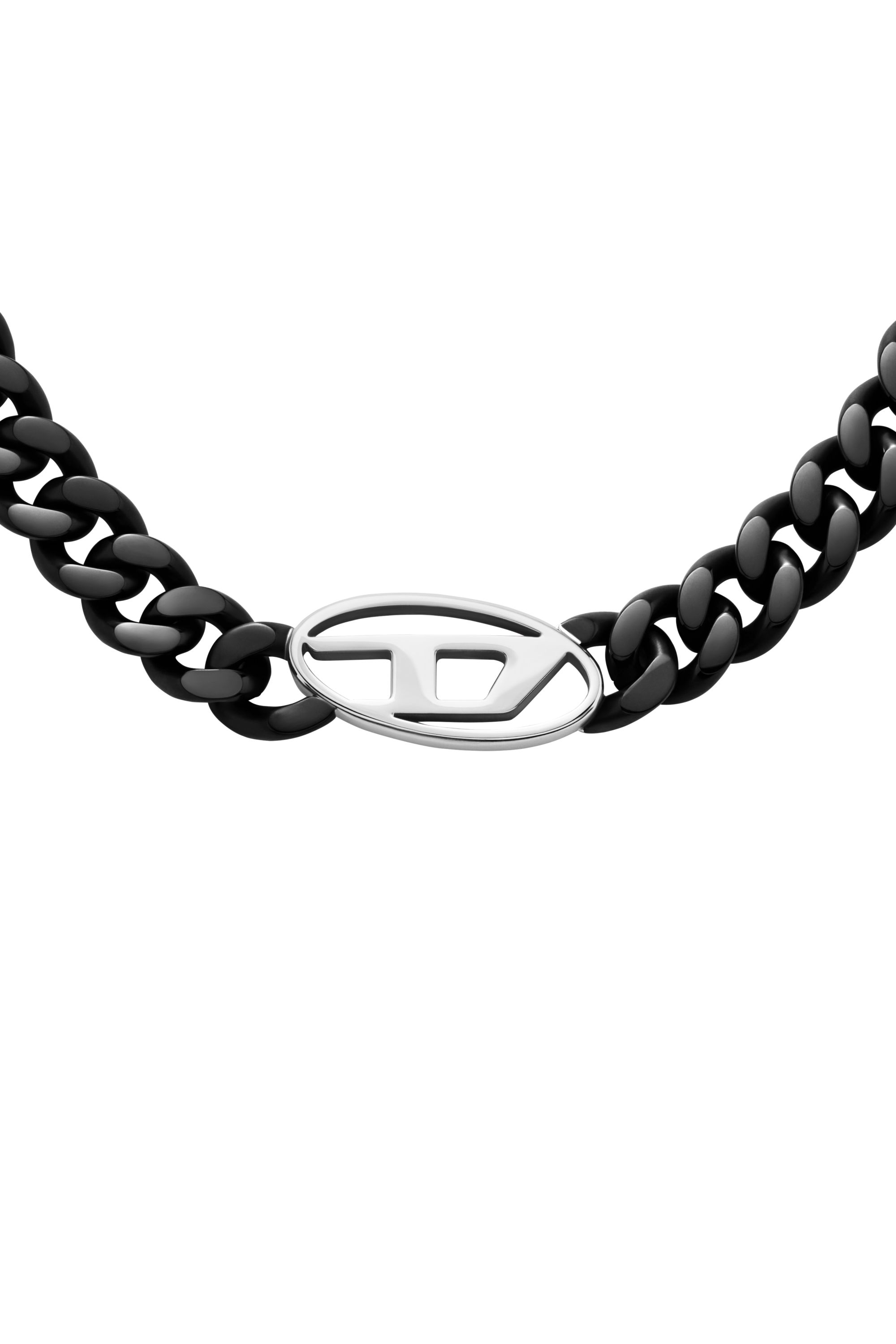 Diesel - DX1610931, Collier chaîne en acier inoxydable Mixte in Noir - 2