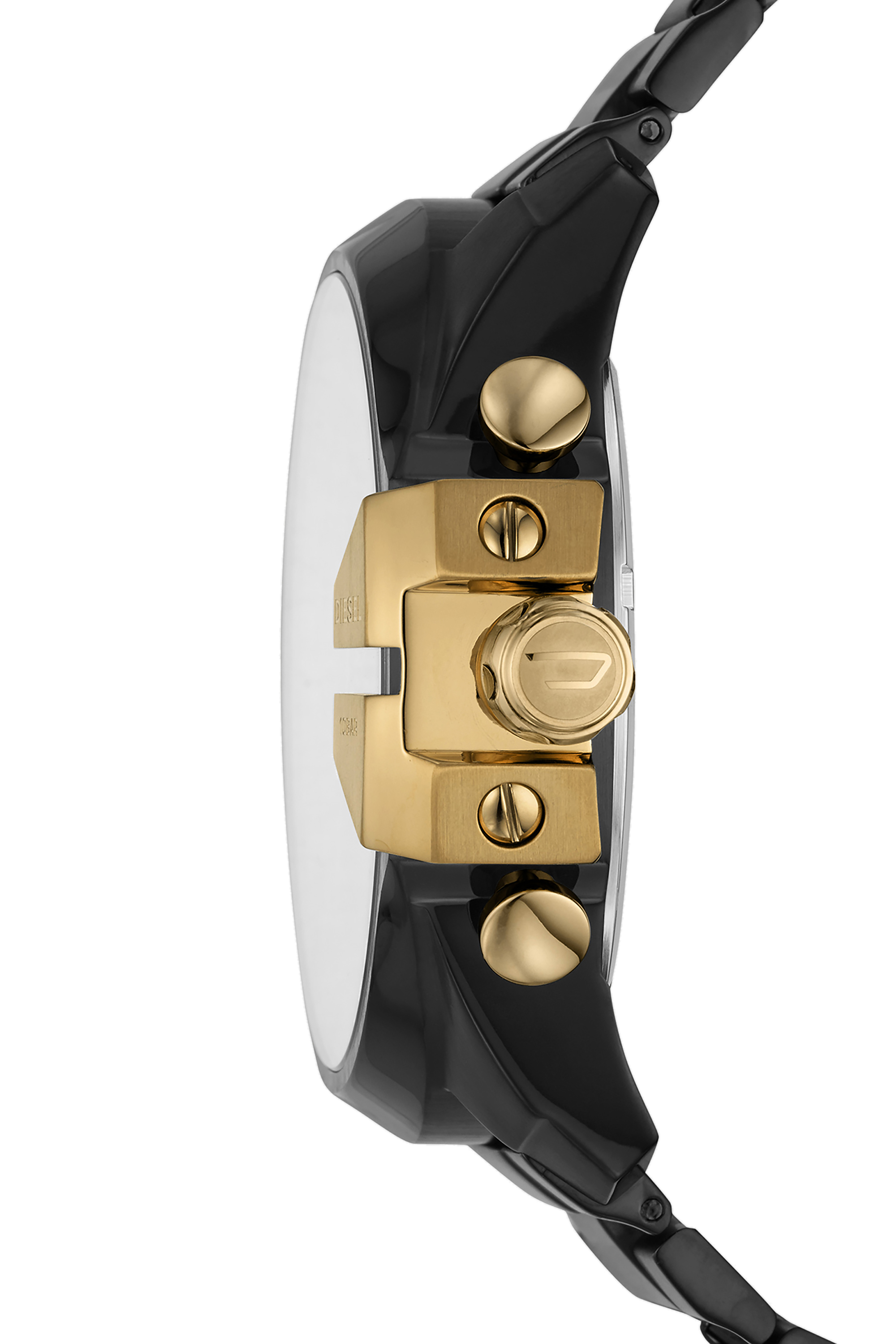 Diesel - DZ4485, Mega Chief cronografo in acciaio inossidabile nero Uomo in Nero - 2