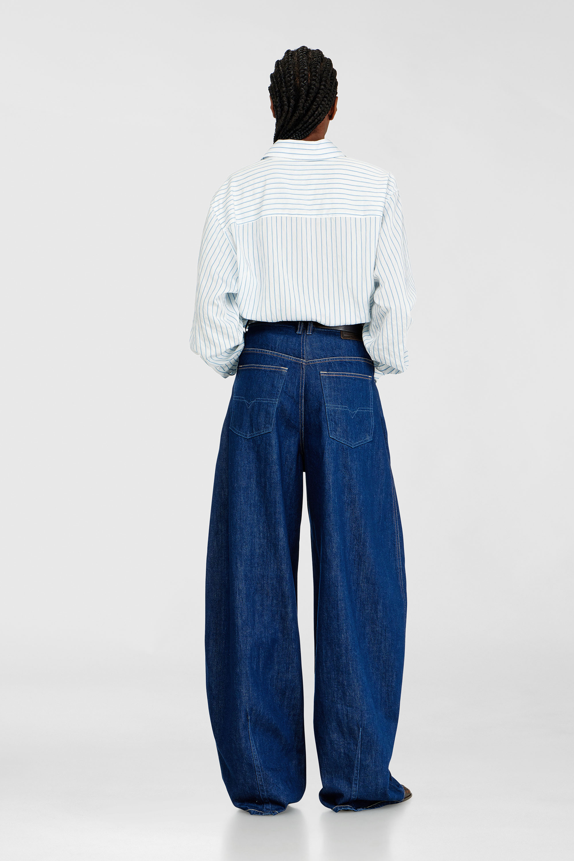 Diesel - Relaxed Jeans 1987 D-Khelz 09Q09 Femme, Bleu Fonc&eacute; - Image 3