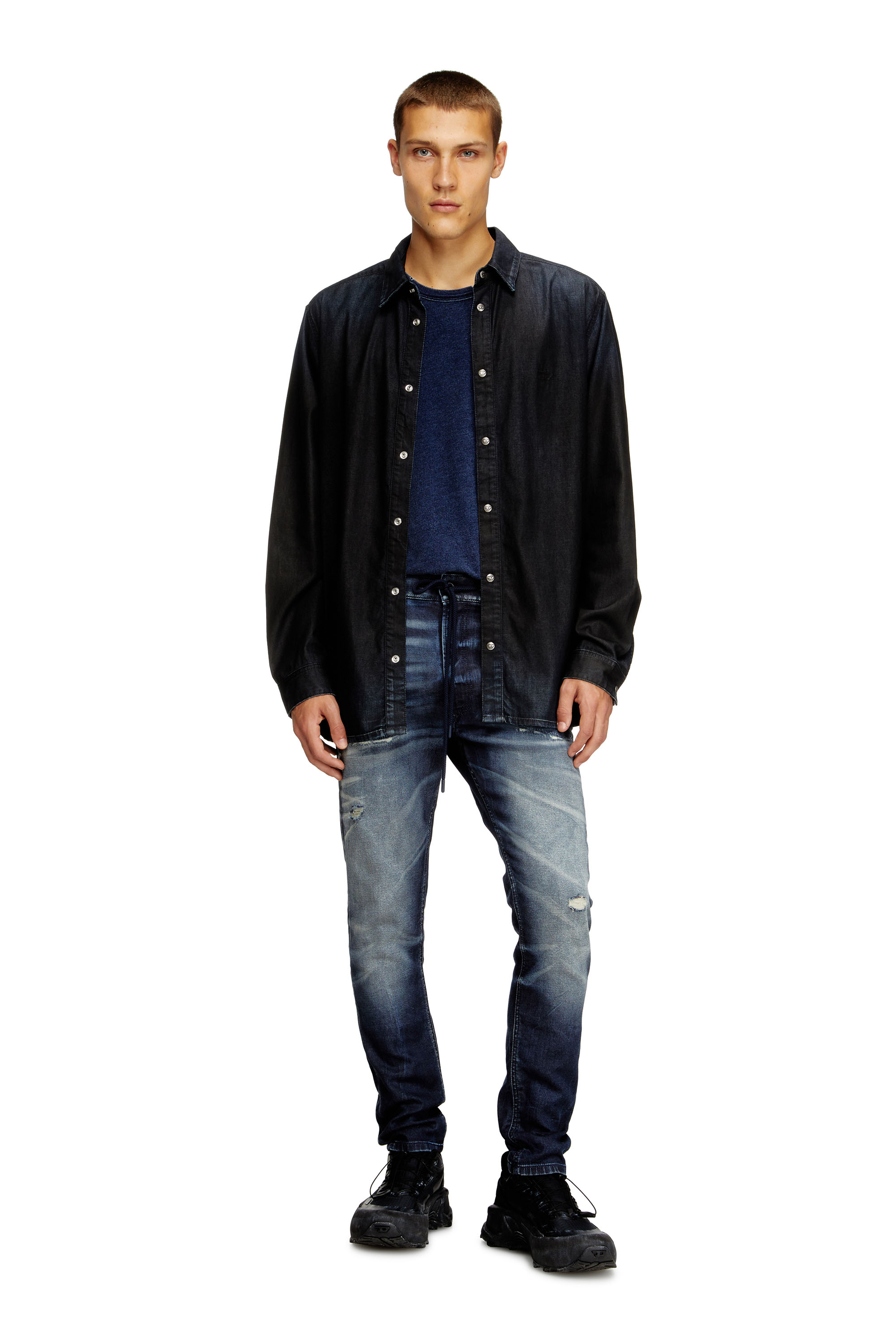 Diesel - Herren Regular 2032 D-Krooley Joggjeans® 068UD, Dunkelblau - 2