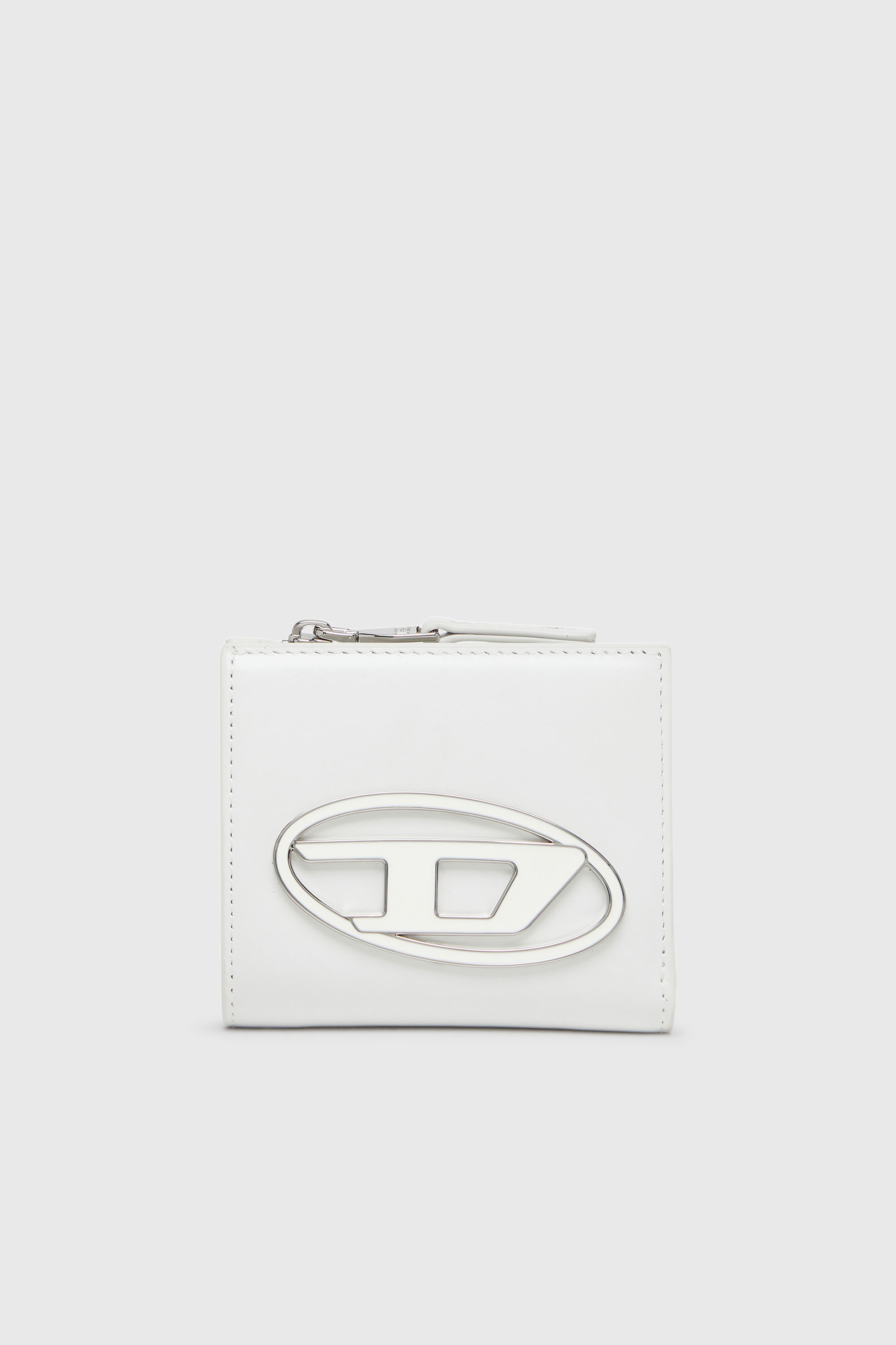 Diesel - 1DR BI FOLD ZIP L, Portafoglio a libro in pelle Donna in Bianco - 1