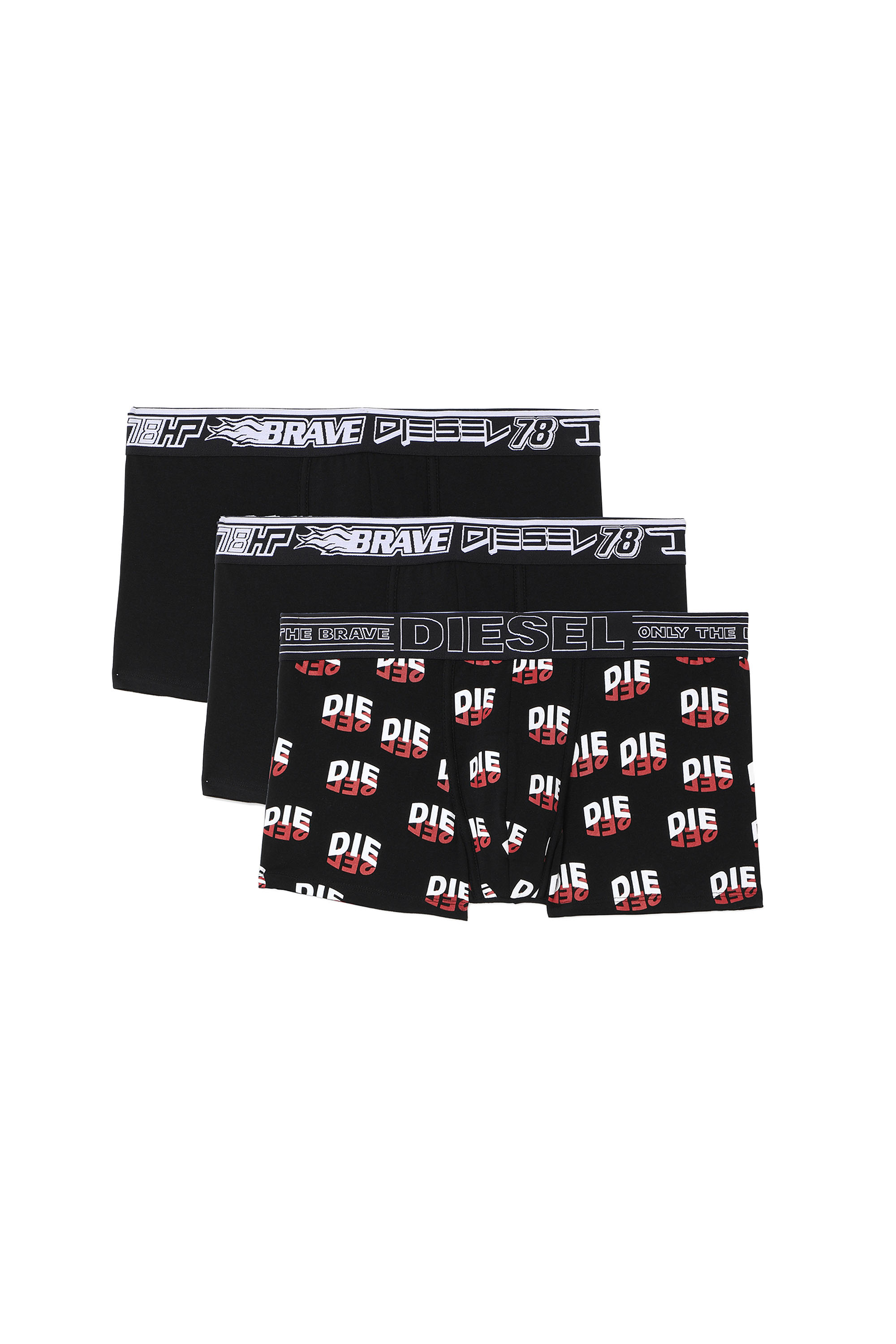 UMBX-DAMIENTHREEPACK, Noir - Boxeurs courts