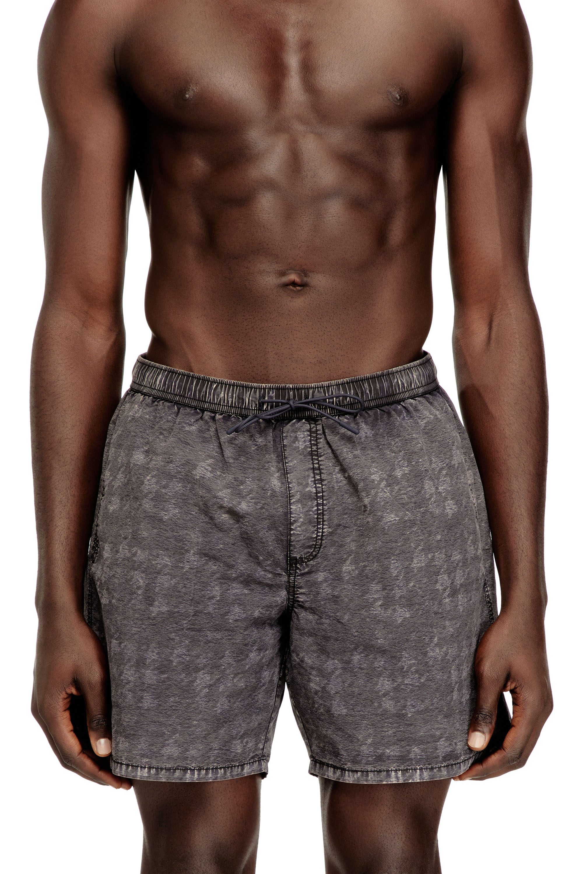 Diesel - CONOR-43-DNM, Shorts da bagno con motivo pied-de-poule sfumato Uomo in ToBeDefined - 2