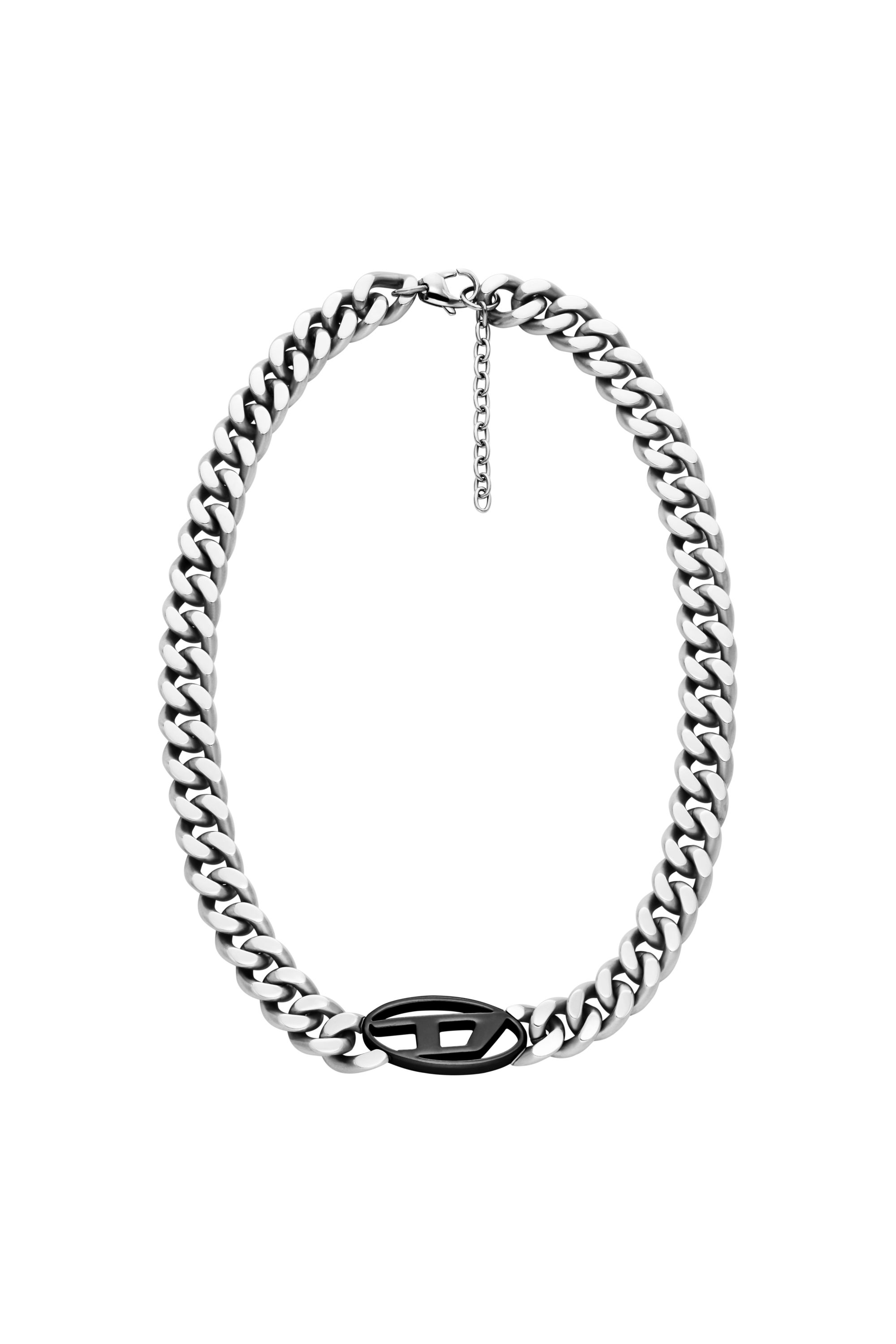 Diesel - DX1635931 JEWELLERY, Collana a catena in acciaio bicolore Unisex in Argento - 1