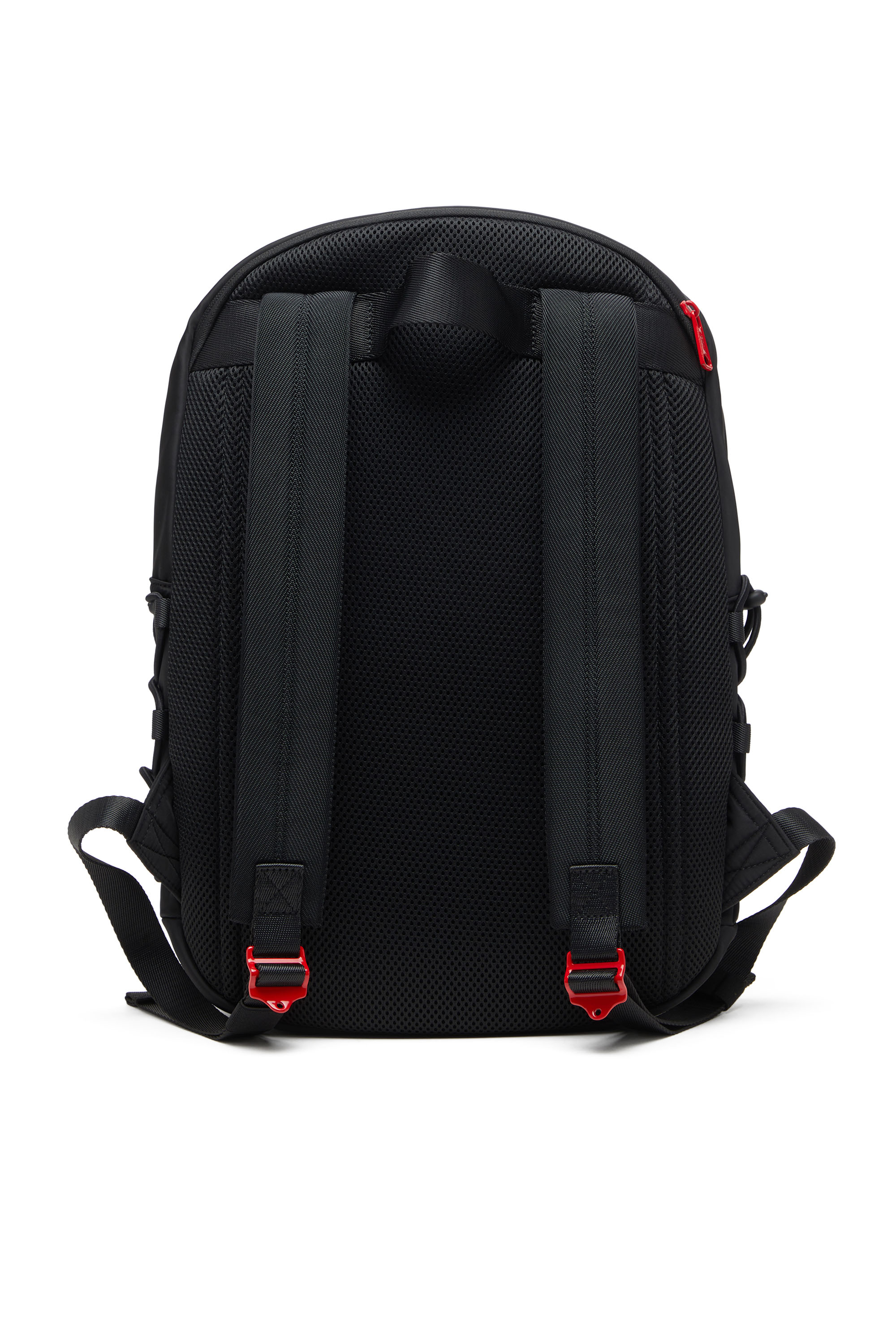 Diesel - TECH-D BACKPACK X, Tech-D-Sac à dos en nylon avec broderie Oval D Mixte in Noir - 3