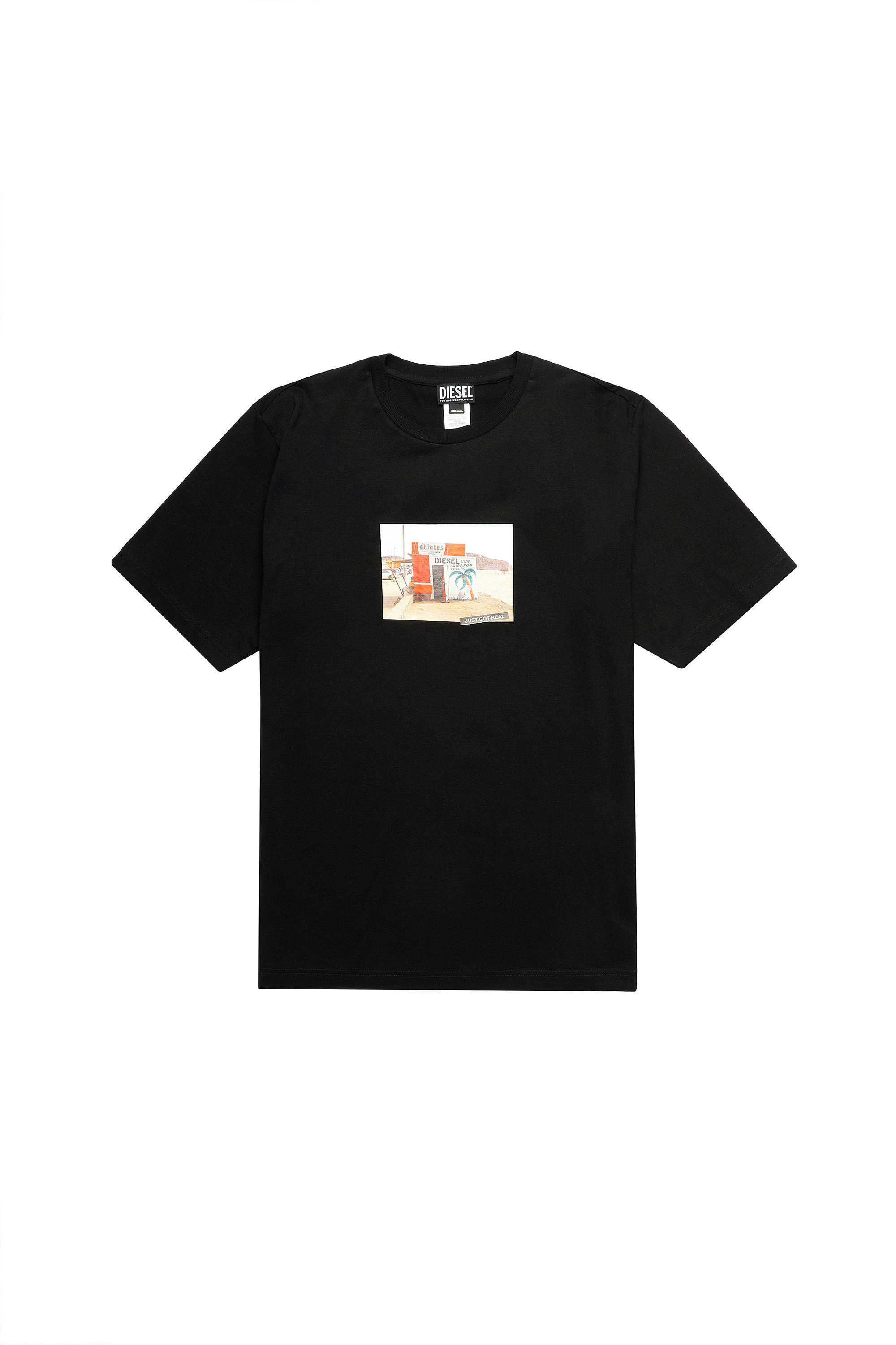T-TUBOLAR-B2, Schwarz - T-Shirts