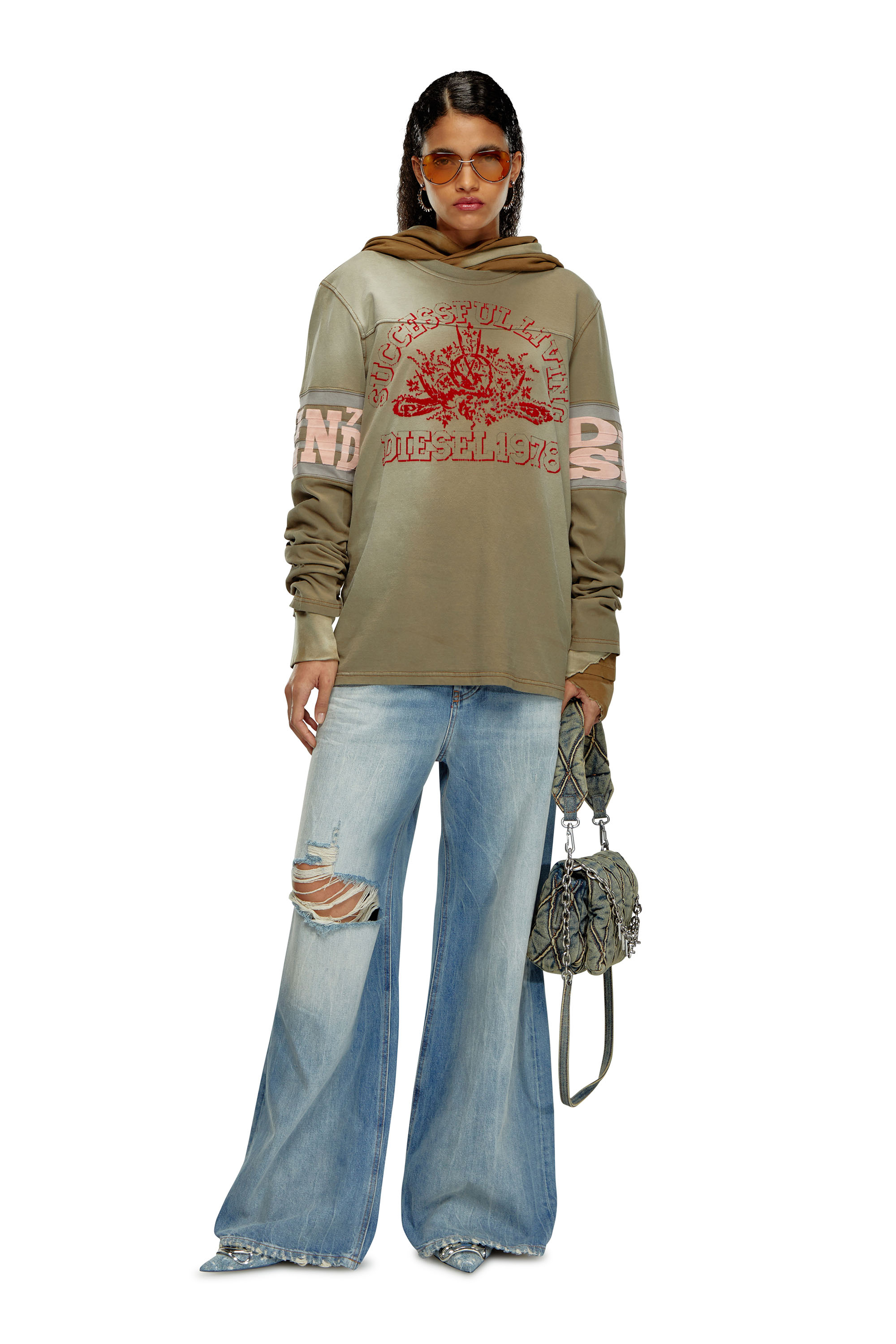 Diesel - Relaxed Jeans 1996 D-Sire 09H58 Femme, Bleu Clair - Image 1