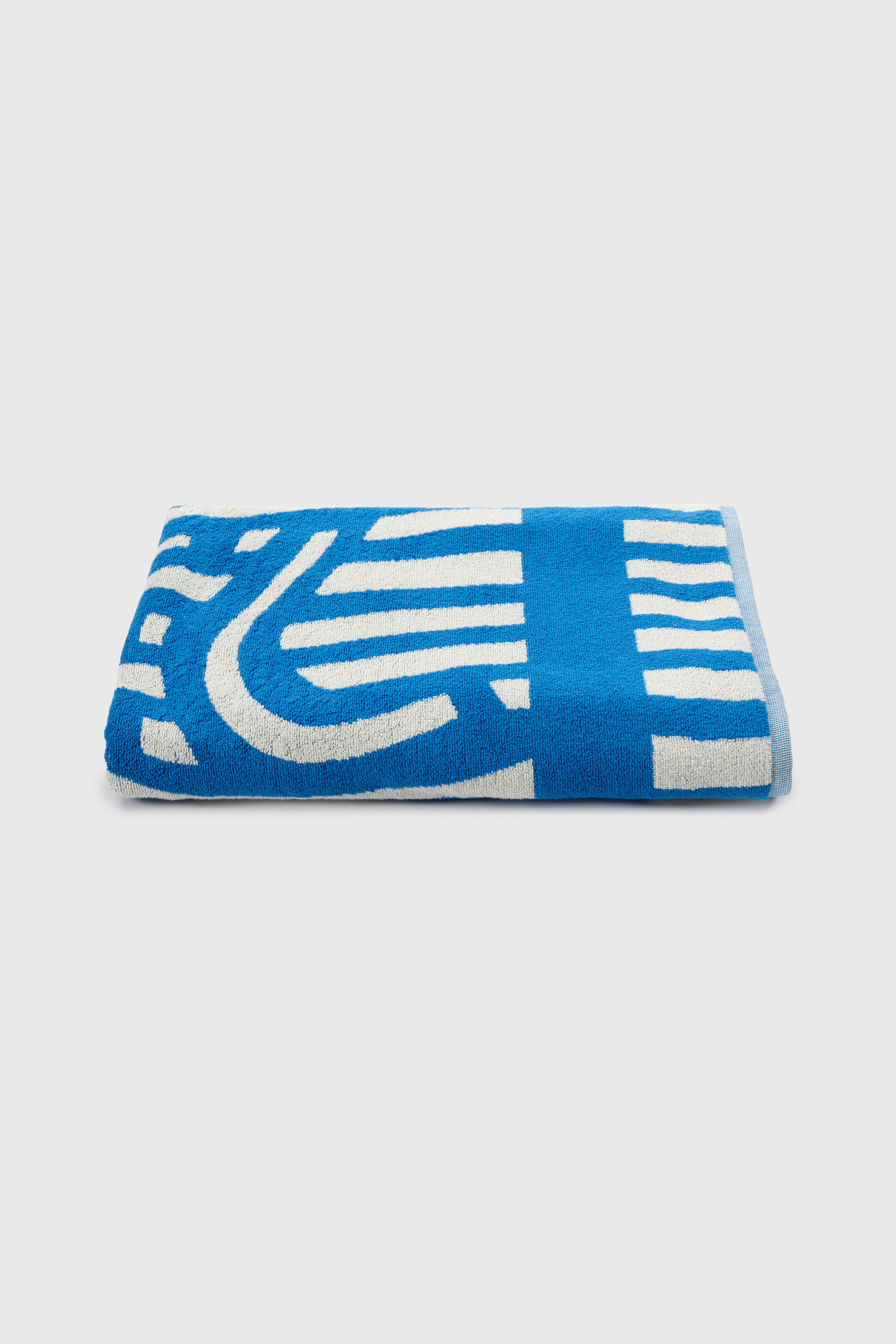 Diesel - 1018164 STRIPES GREY/BLUE TOWEL, Unisex Frotteehandtuch 100x180 cm in Blau - 5