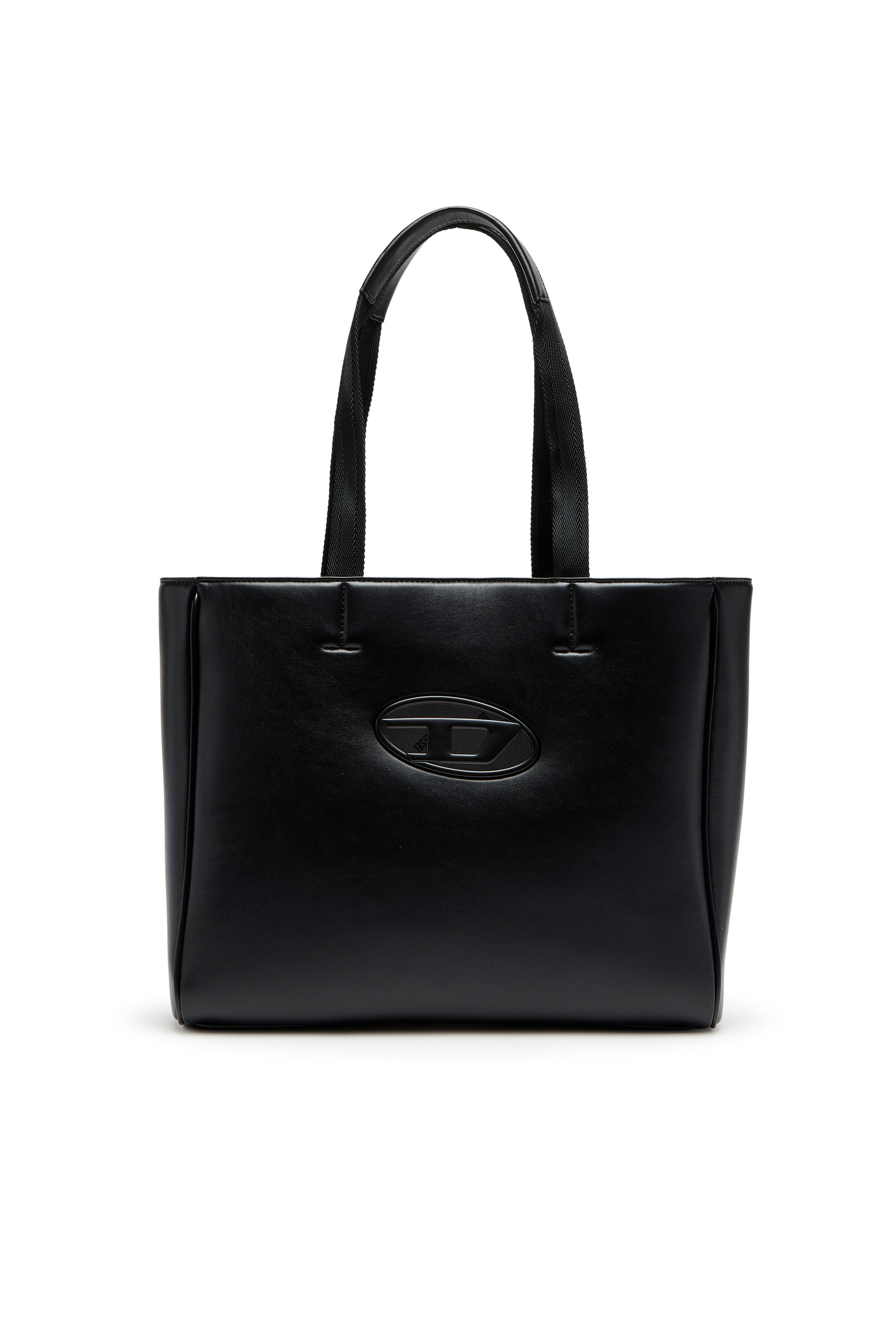 Diesel - HOLI-D SHOPPER EW, Holi-D-Shopper quadrata in neoprene doppio Unisex in Nero - 1