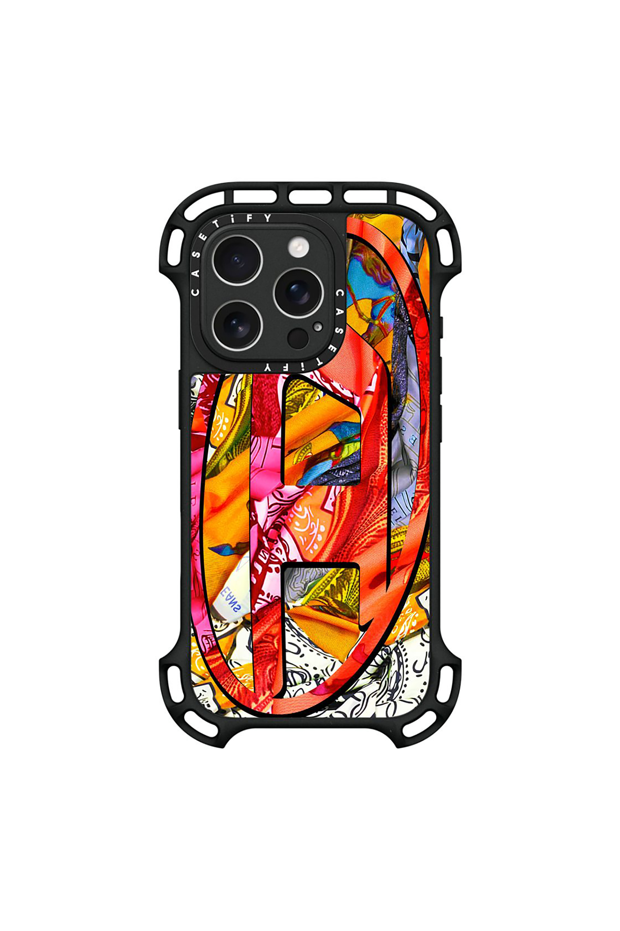 Diesel - 60294 CASETIFY MOULDED CASE, Unisex Bandana-Hülle iPhone 16 Pro in Bunt - 1