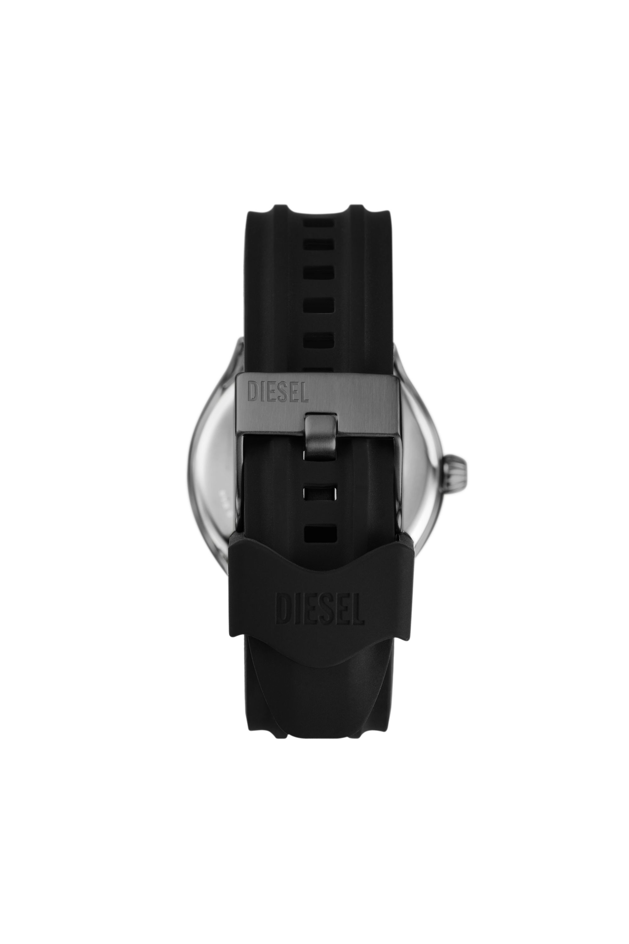 Diesel - DZ2201, Herren Streamline Armbanduhr aus schwarzem Silikon in Schwarz - Image 2