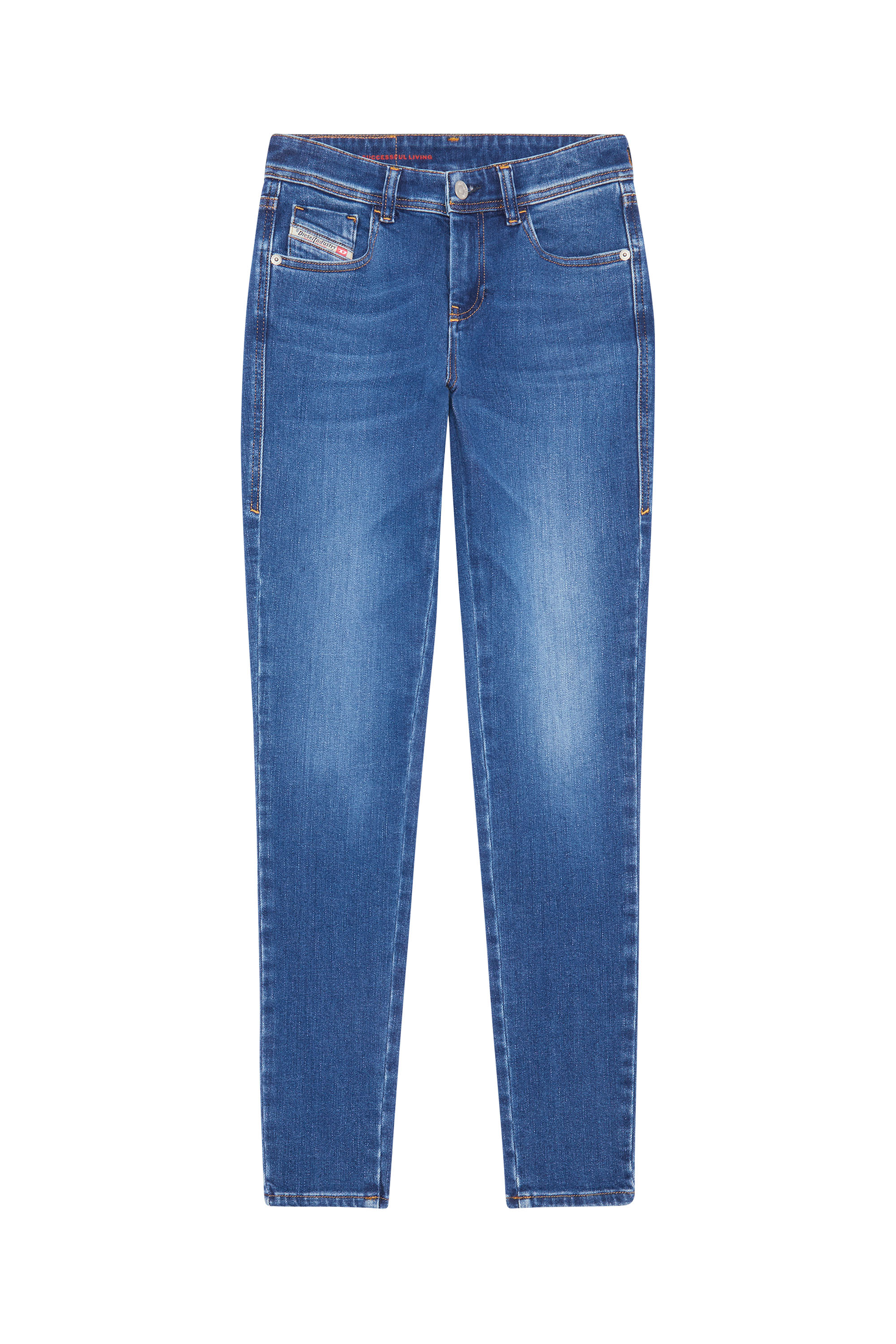 Diesel - Super skinny Jeans 2017 Slandy 09C21, Bleu moyen - Image 6