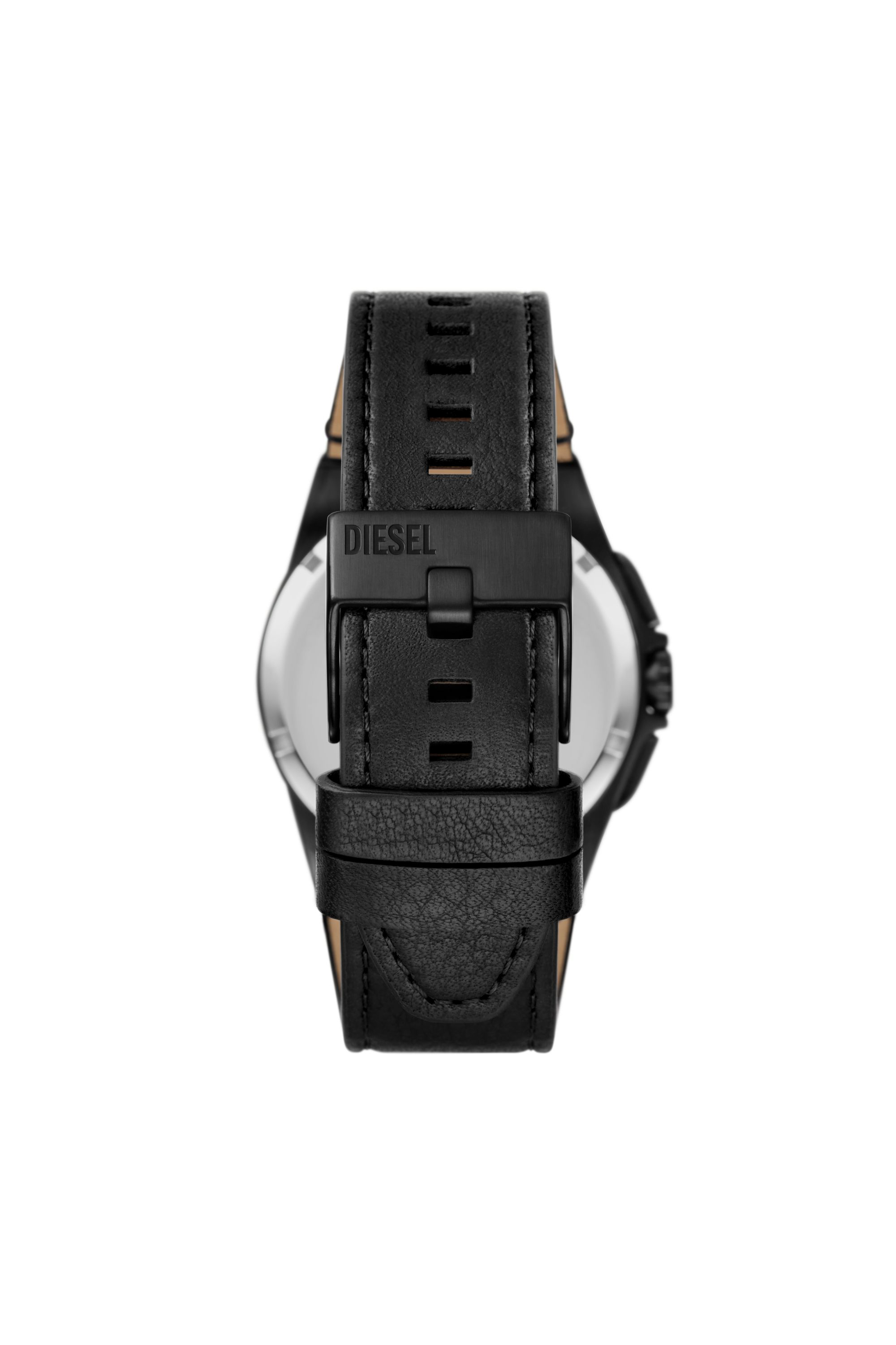 Diesel - DZ4658, Herren Framed Armbanduhr mit schwarzem Armband aus Leder in Schwarz - Image 2