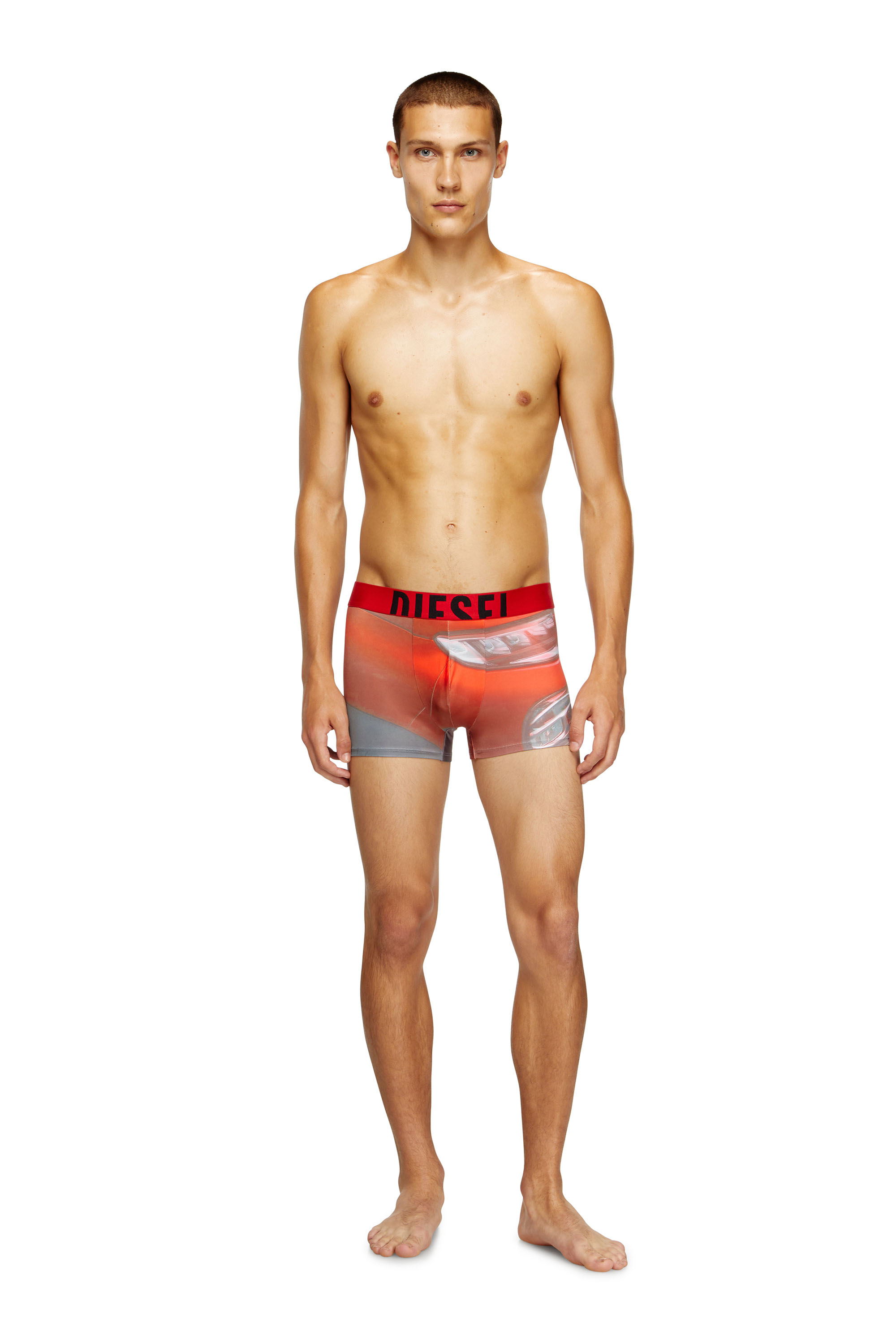 Diesel - DAMIEN-D-POP-40, Boxer con stampa Pop Uomo in Rosso - 1