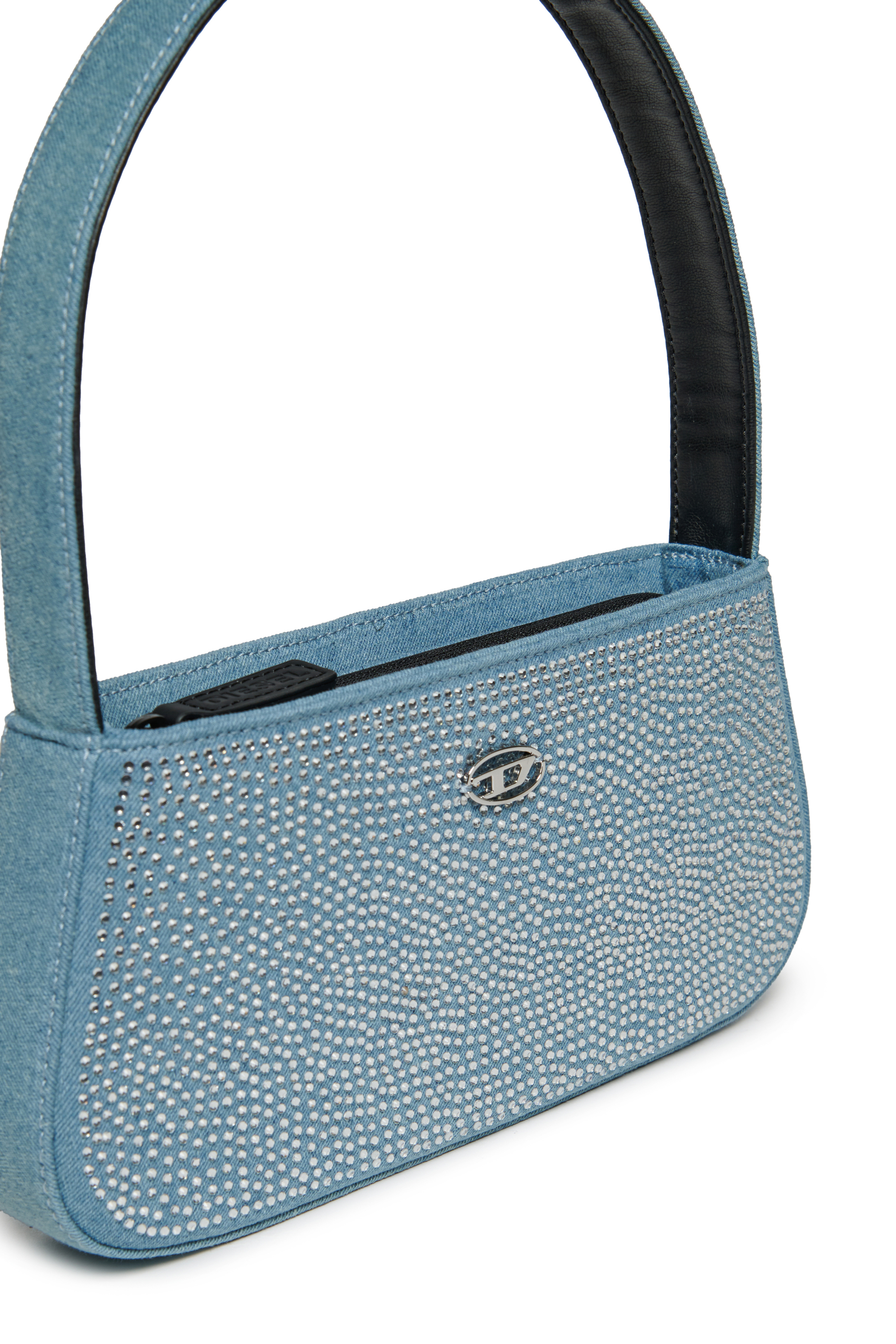 Diesel - WJULIE, WJulie - Borsa in cotone con strass Donna in Blu - 4