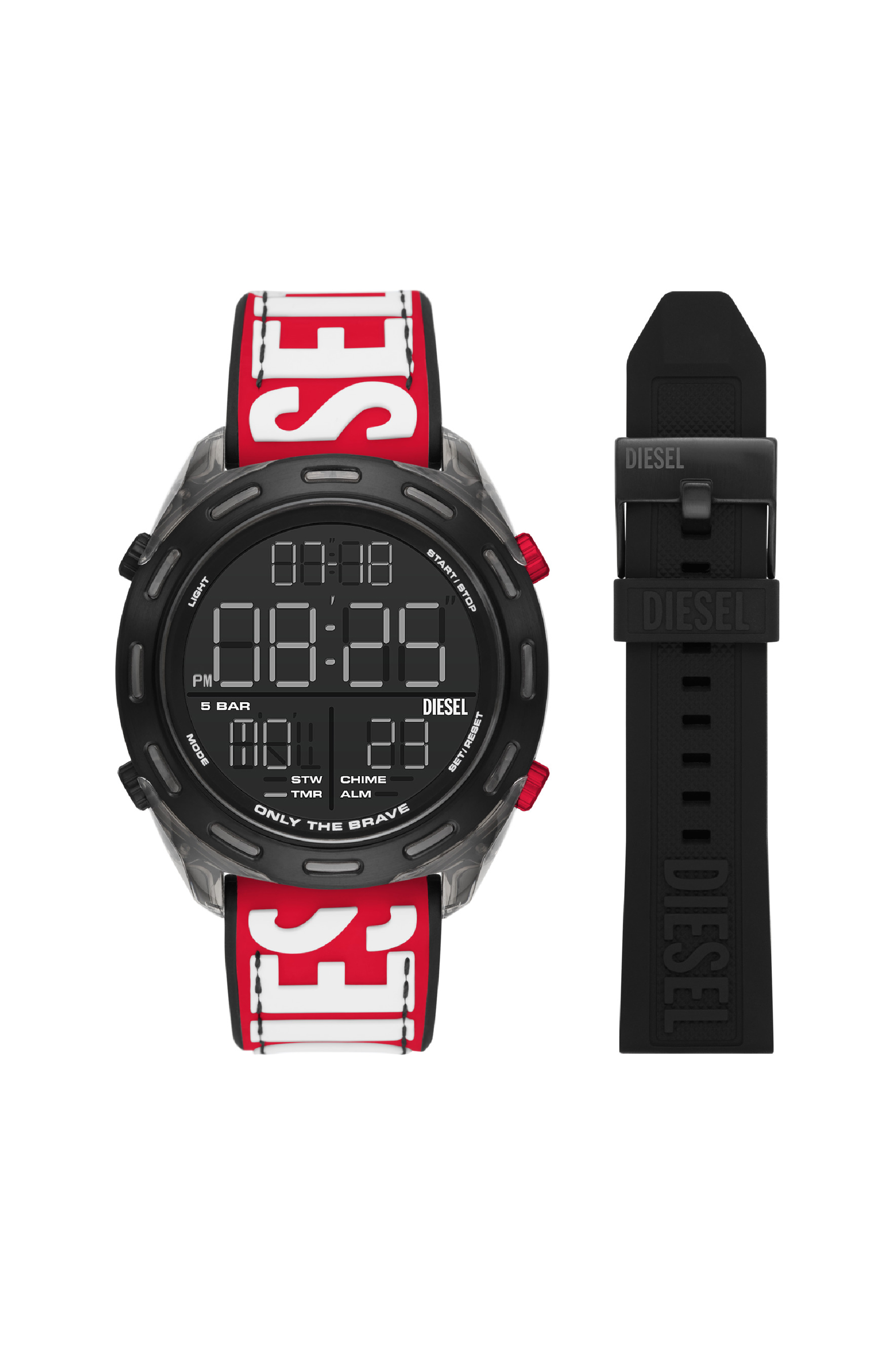 Diesel - DZ2164SET, Nero/Rosso - Image 1