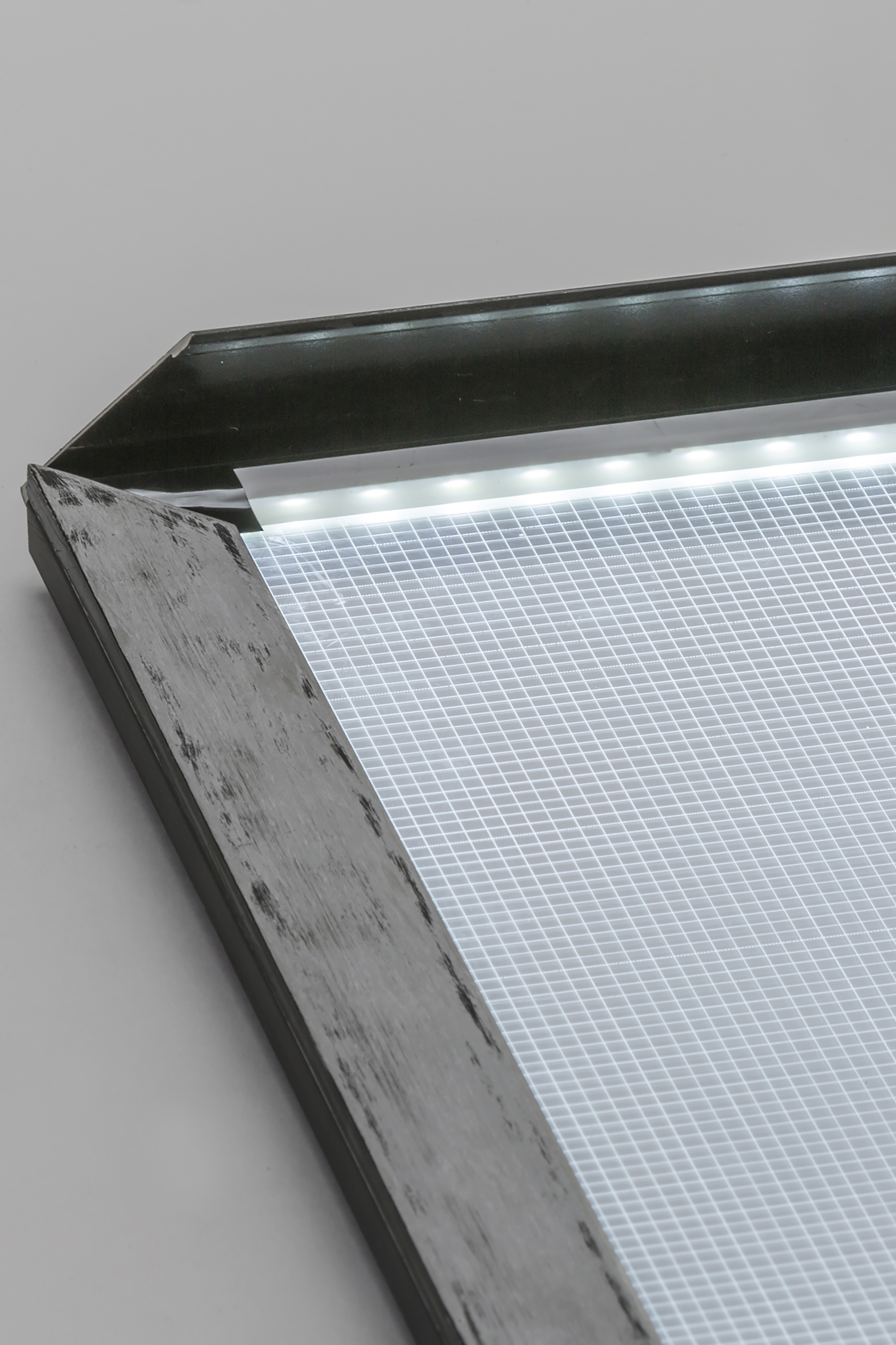 Diesel - 11000 FRAME IT!, Petit cadre avec r&eacute;tro&eacute;clairage &agrave; led Mixte in Gris argent&eacute; - 4