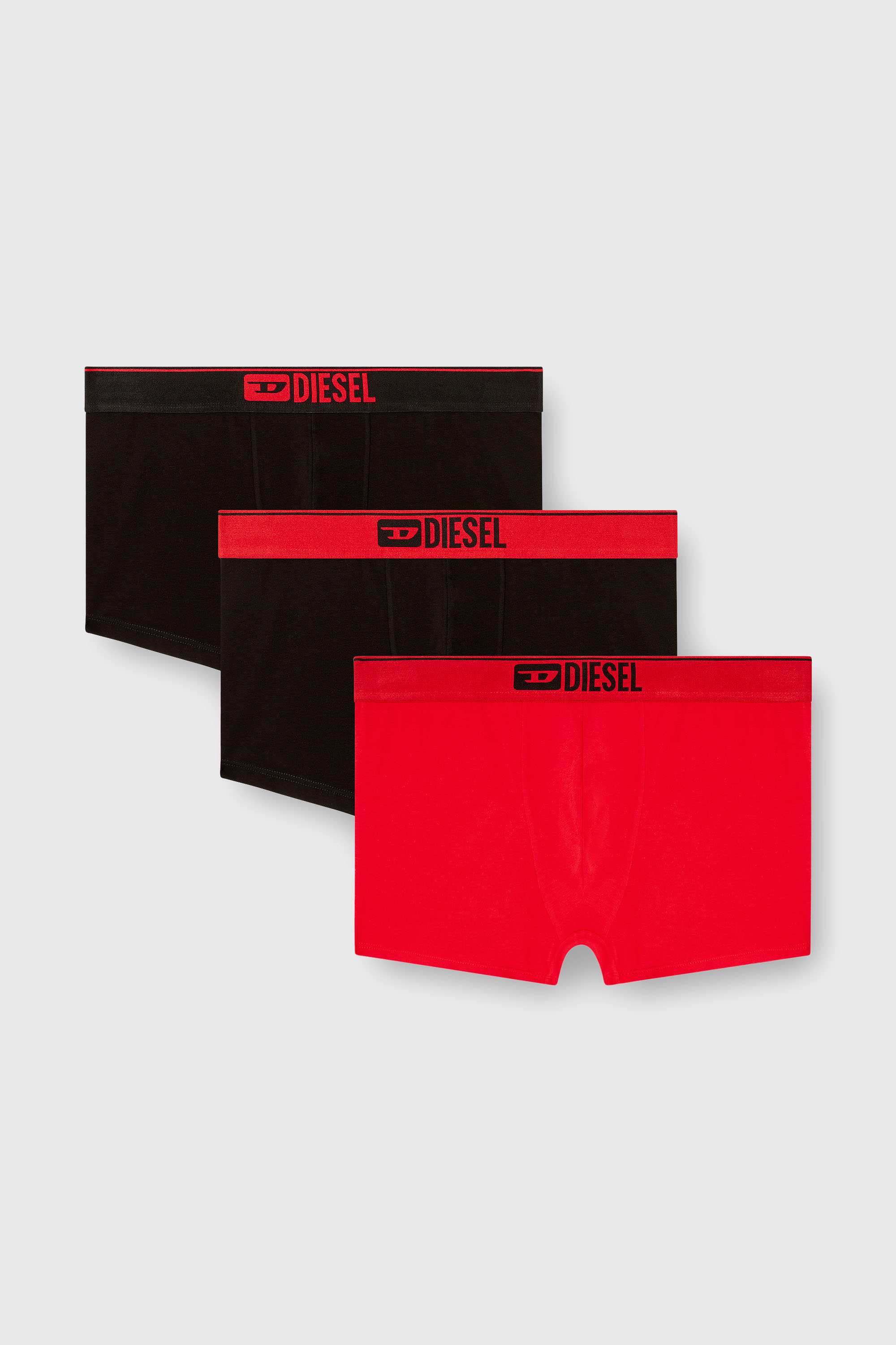 Diesel - UMBX-DAMIENTHREEPACK, Set da tre boxer tinta unita Uomo in Multicolor - 2