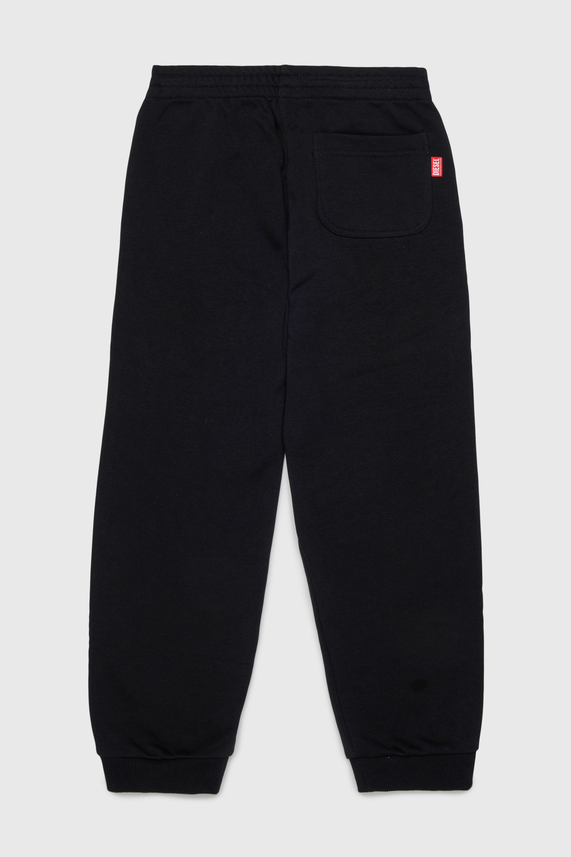 Diesel - PRES, Pantalon de surv&ecirc;tement avec logo d&eacute;coup&eacute; imprim&eacute; Homme in Noir - 2