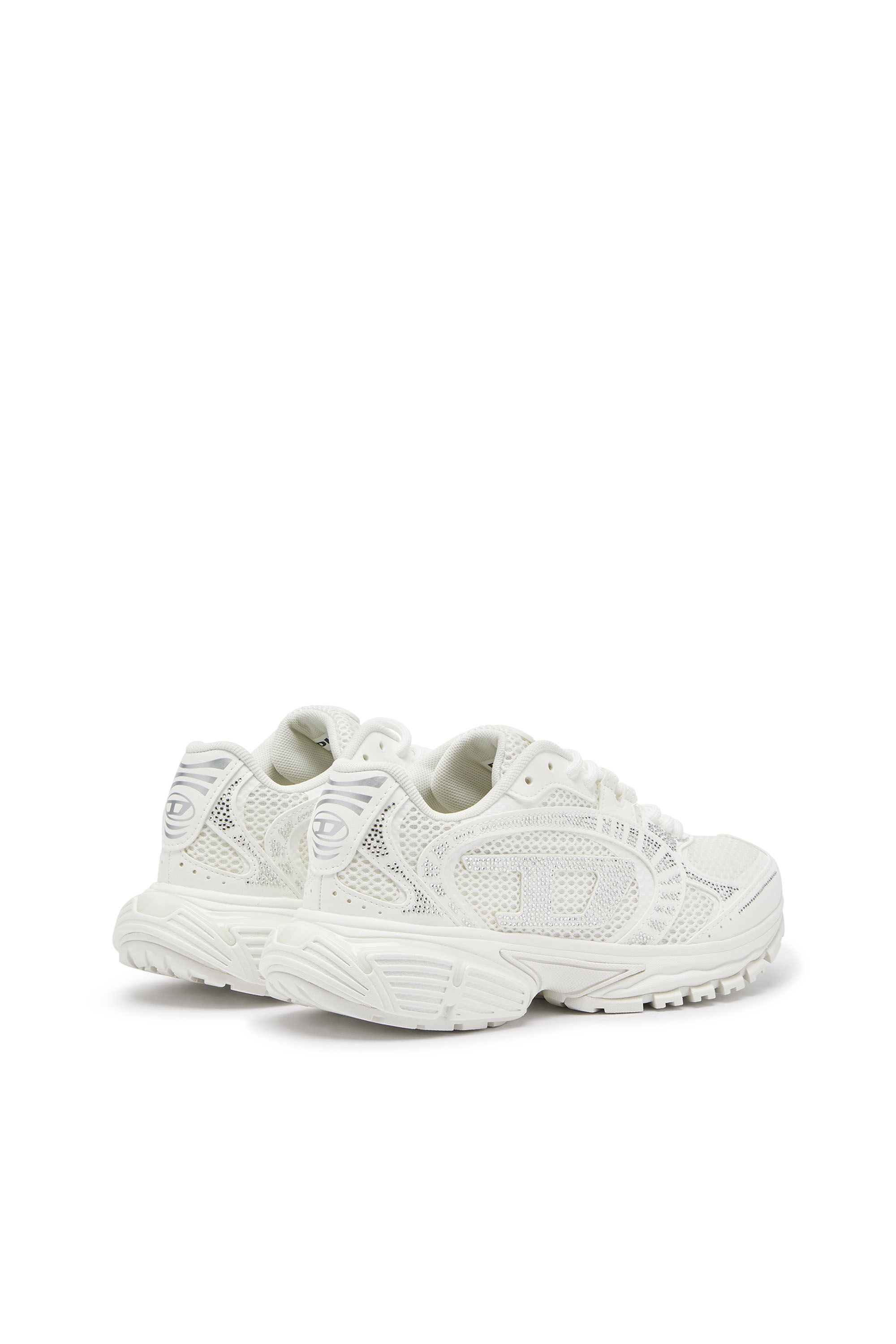 Diesel - S-PRO-V-DENSE LOW W, S-Pro-V-Dense - Sneakers in mesh con cristalli Donna in Bianco - 3