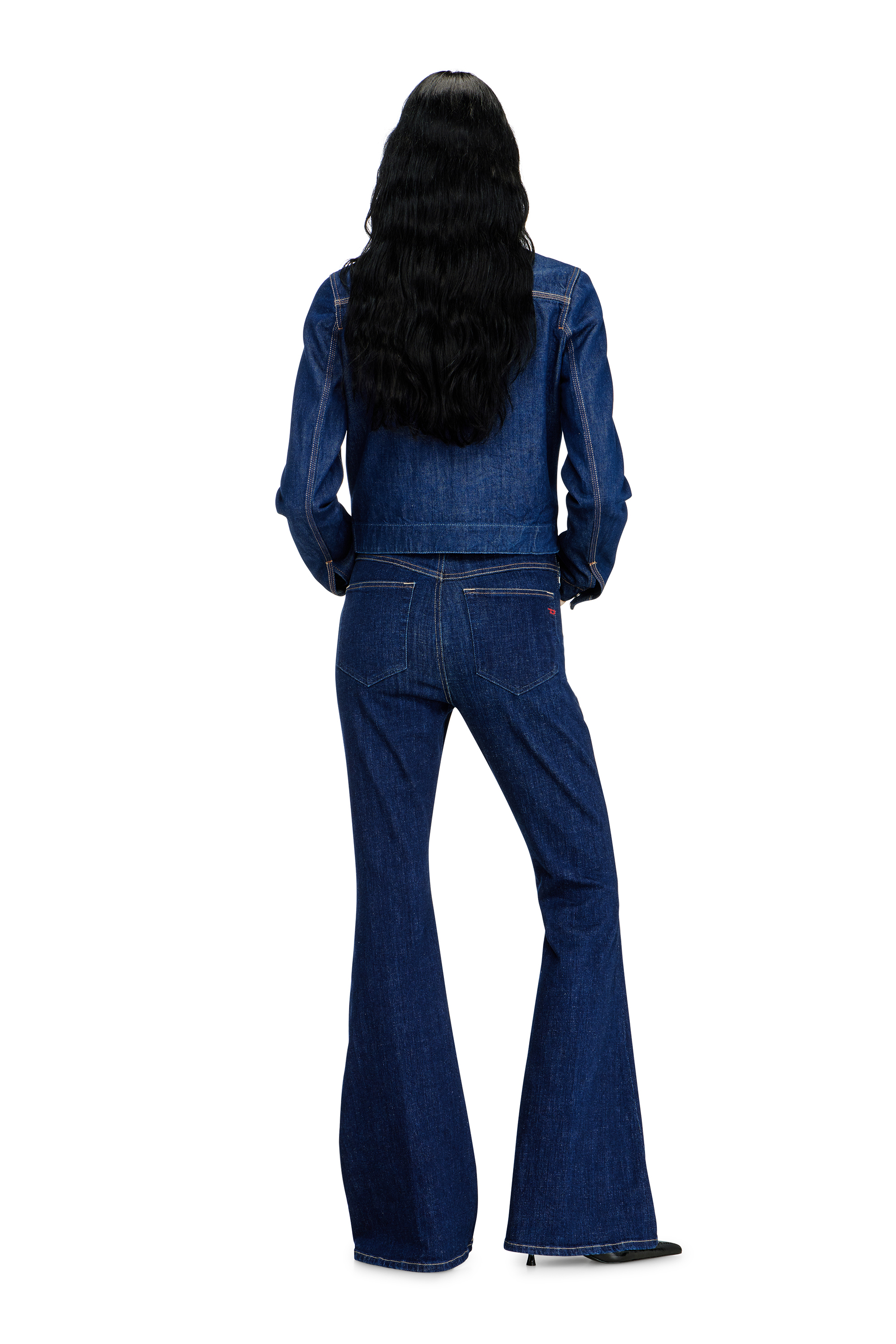 Diesel - Bootcut Jeans 1973 D-Partt 09Q03 Femme, Bleu Fonc&eacute; - Image 3