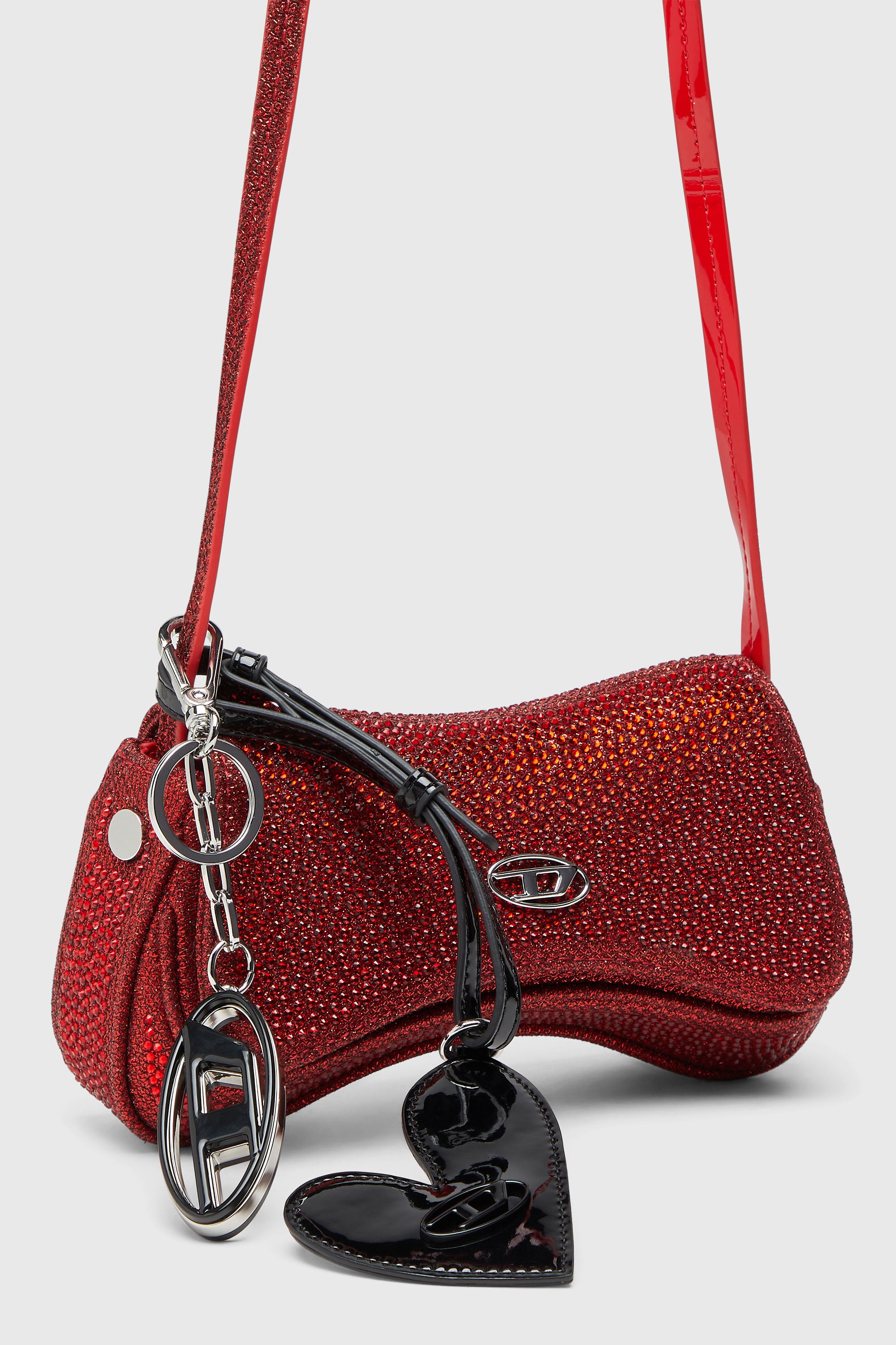 Diesel - PLAY MIRROR, Breloque miroir avec finition brillante Femme in Noir - 2
