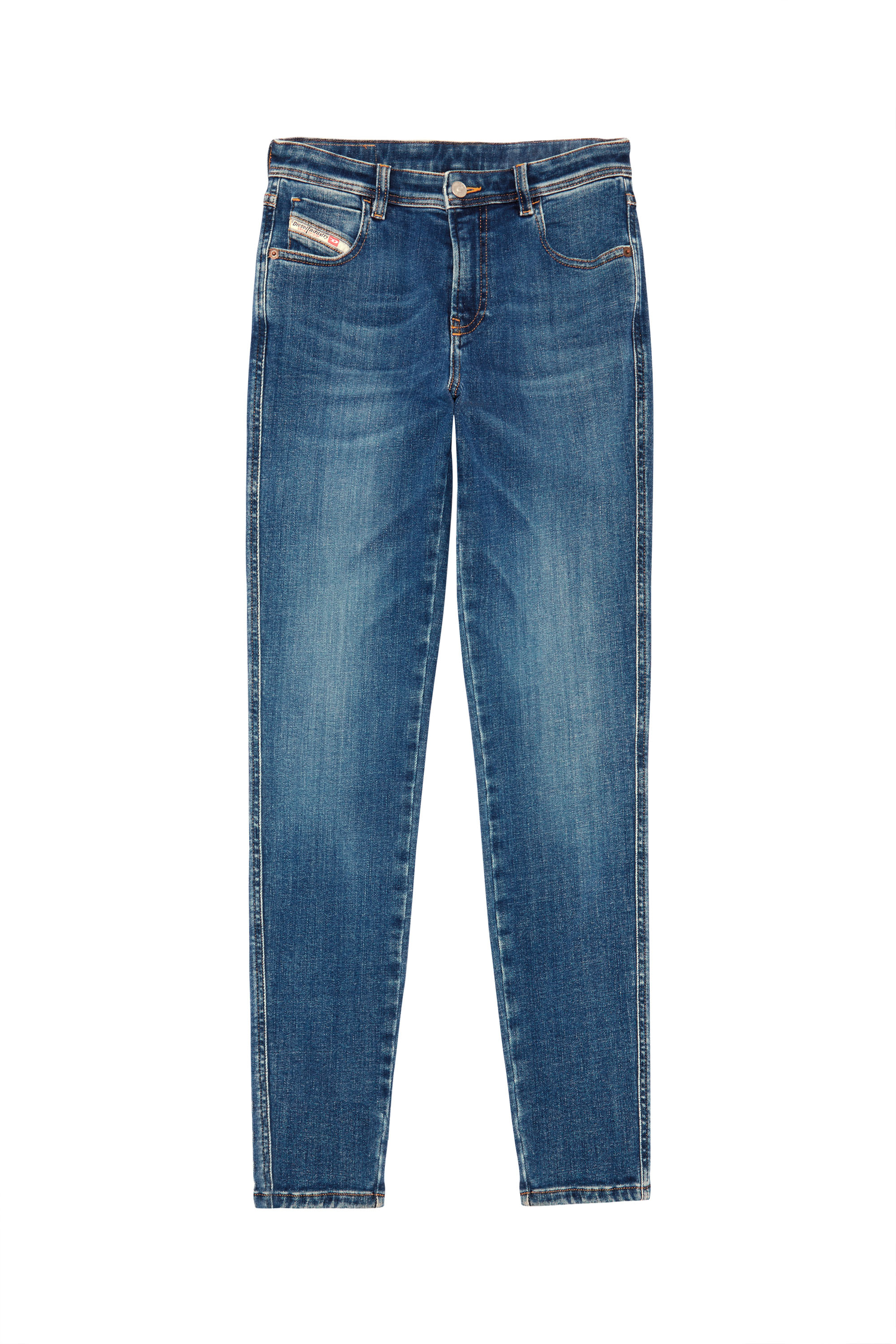Diesel - 2015 BABHILA 09C59 Skinny Jeans, Blu medio - Image 6