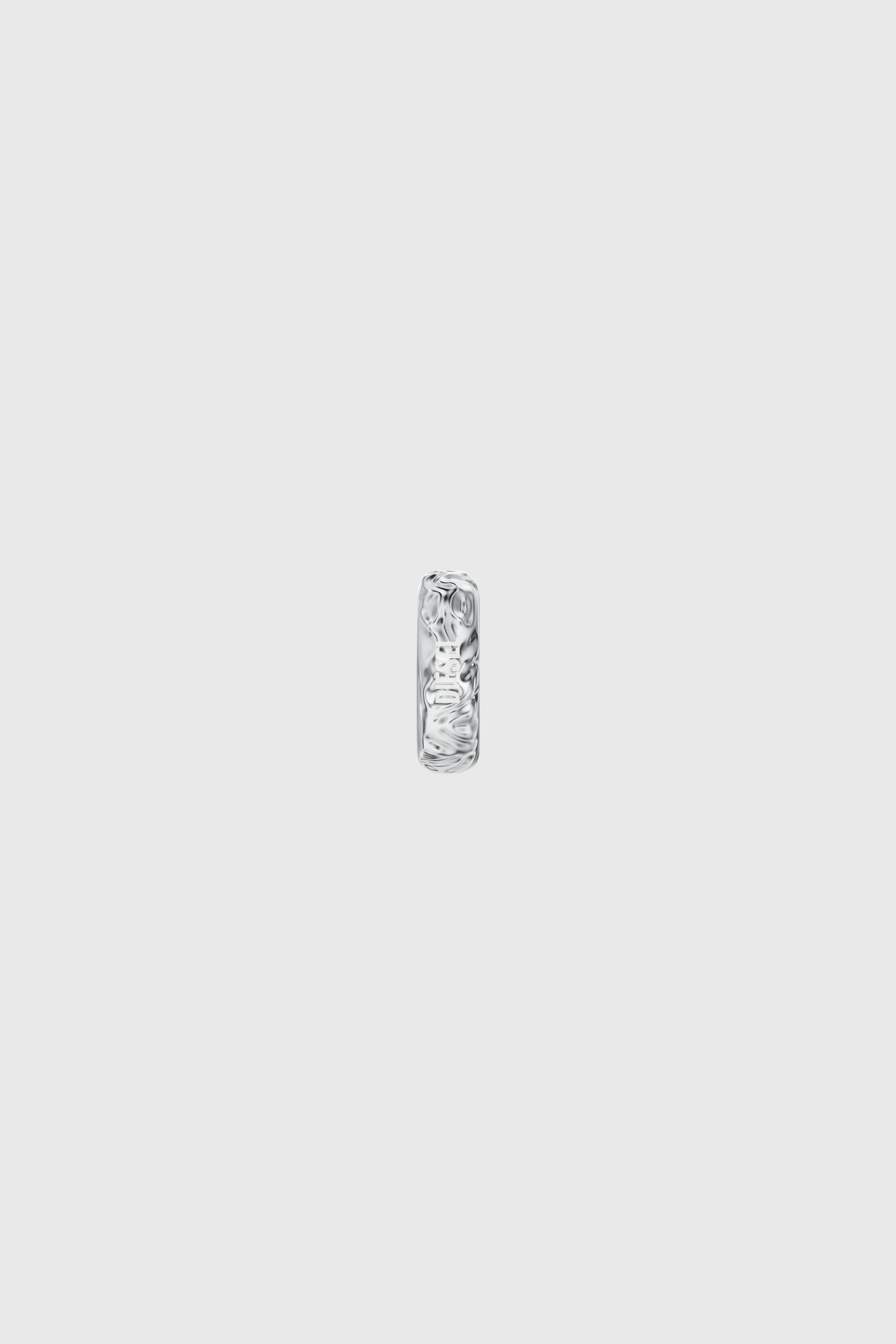 Diesel - DX1730040, Orecchino a cerchio in acciaio inox Unisex in Argento - 2