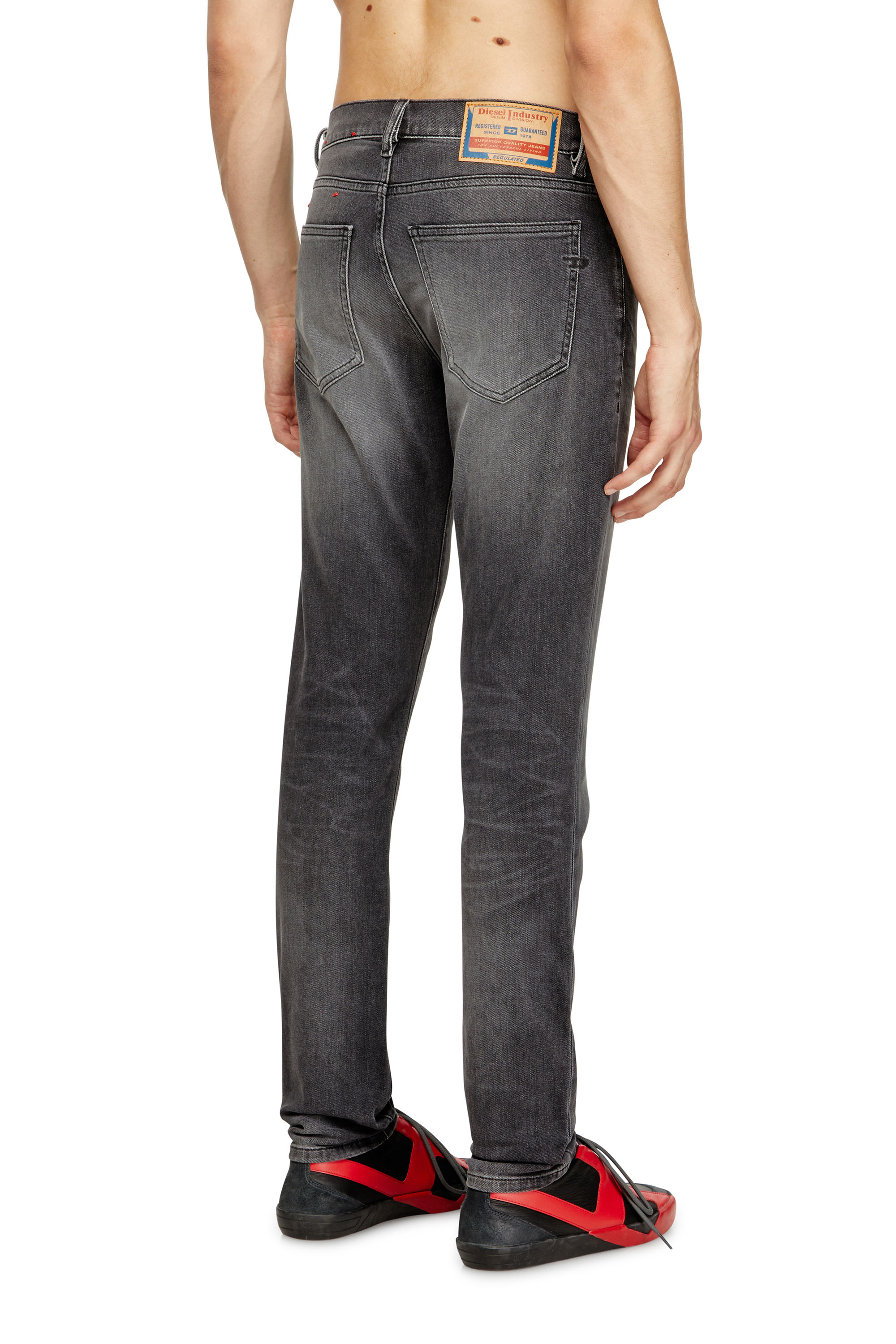Diesel - Herren Slim Jeans 2019 D-Strukt 09J52, Schwarz/Dunkelgrau - 4