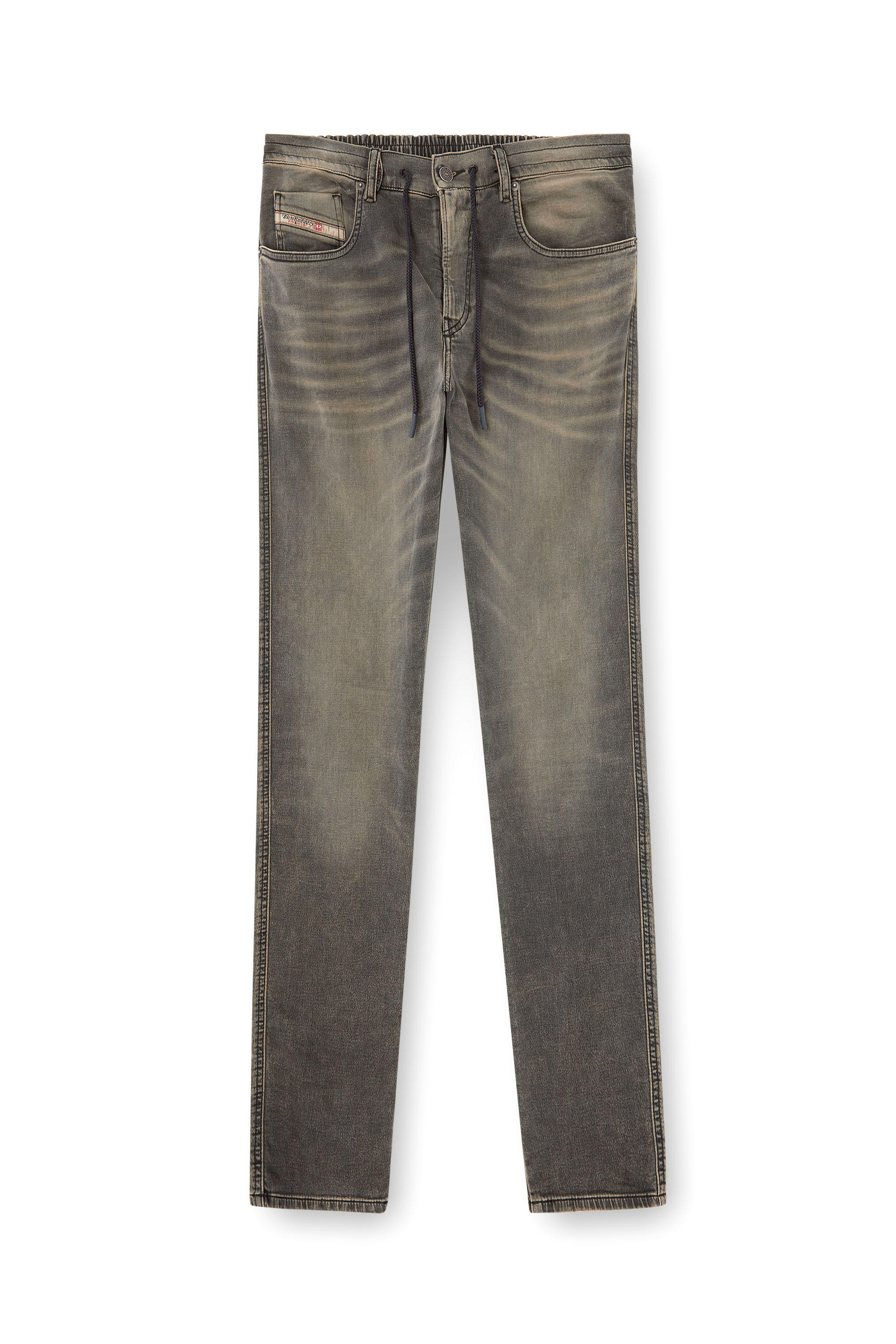 Diesel - Slim 2060 D-Strukt Joggjeans® 068PD Uomo, Grigio Chiaro - Image 3