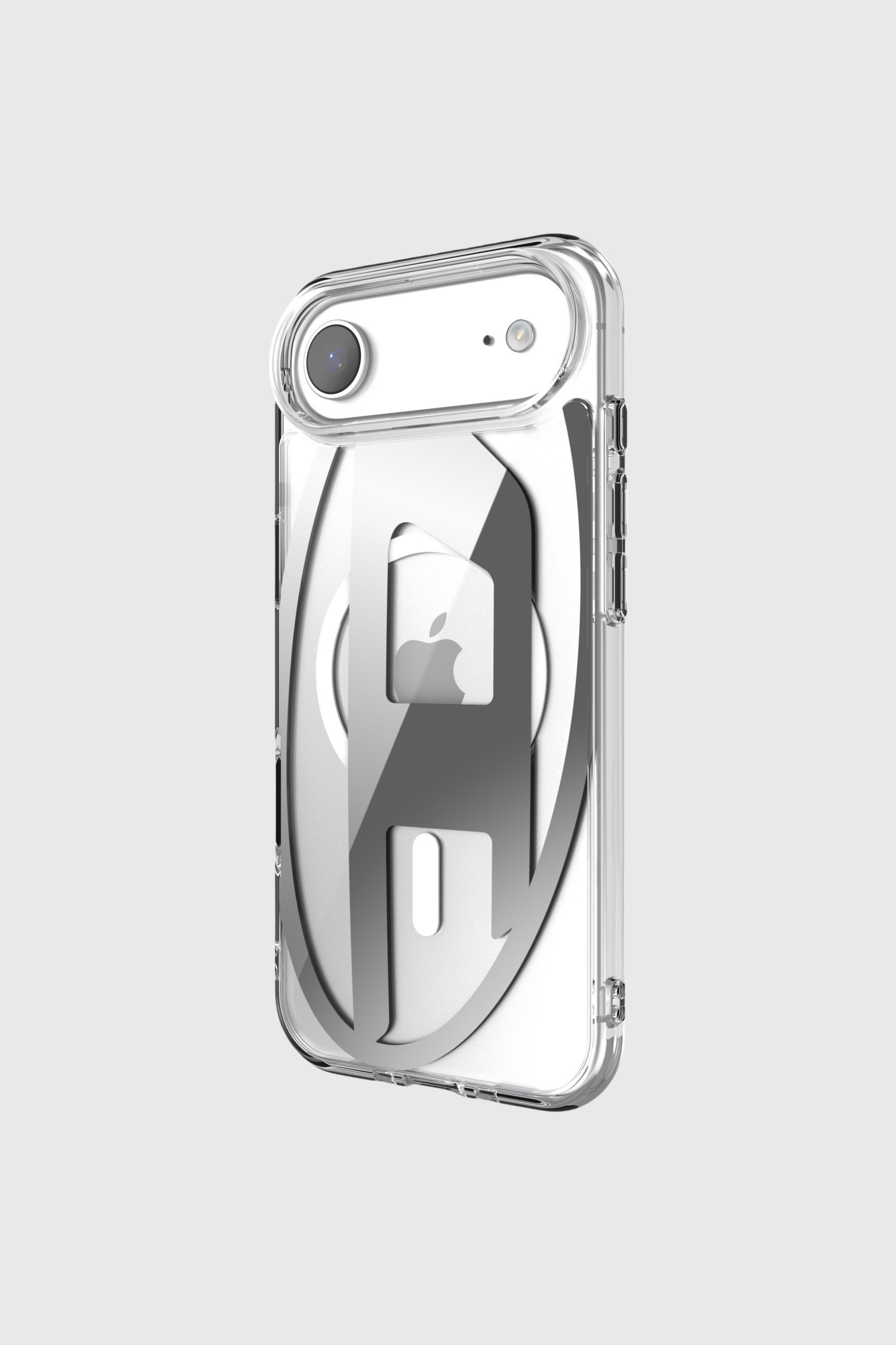 Diesel - 60412 AOP CASE, Unisex Oval D Metallic Case mit Magsafe f&uuml;r iPhone 17 Air in Grau - 3