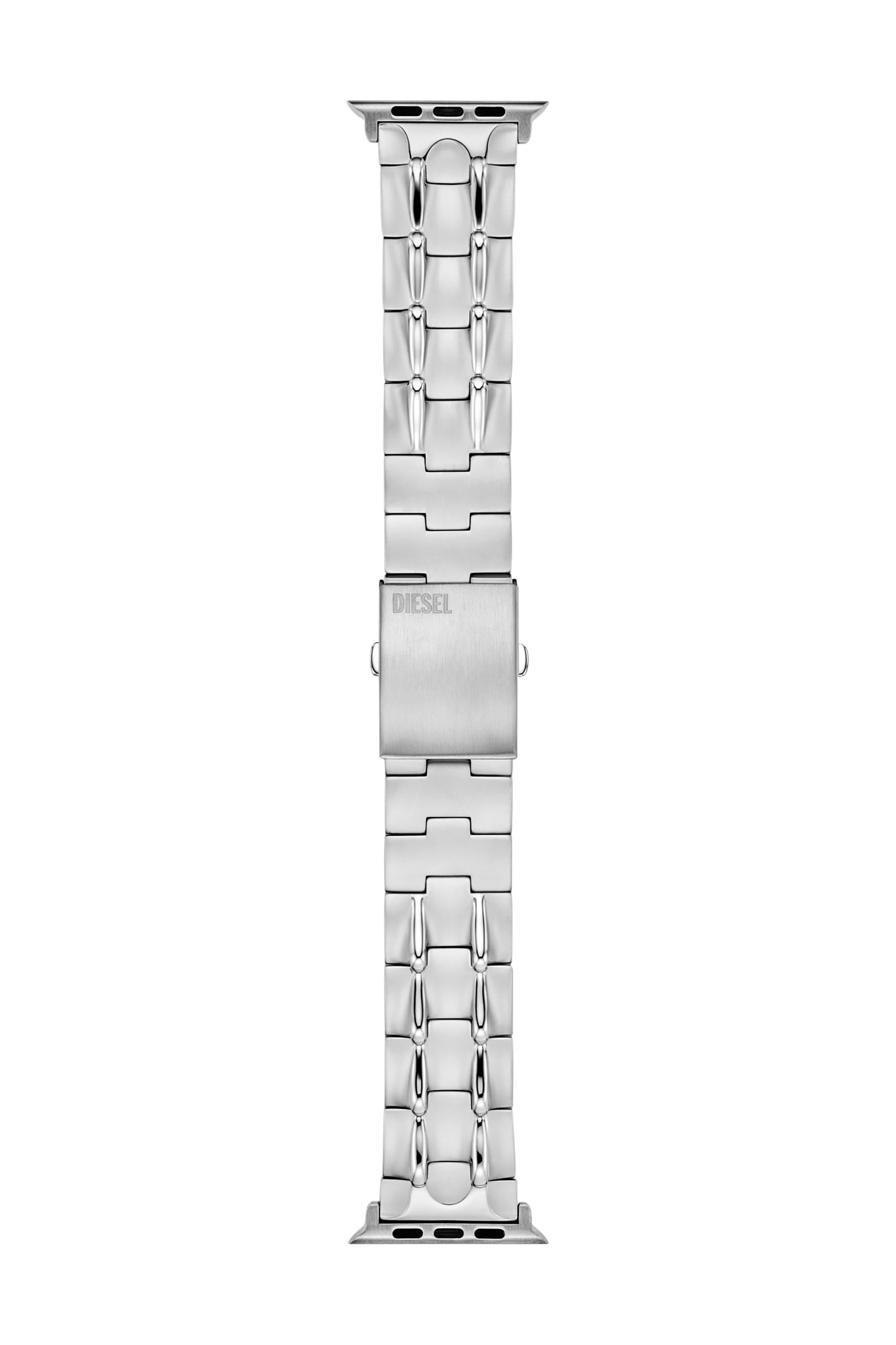 Diesel - DSS0023, Bracelet en acier inoxydable pour Apple Watch®, 42/44/45/49 mm Mixte in Gris argenté - 1