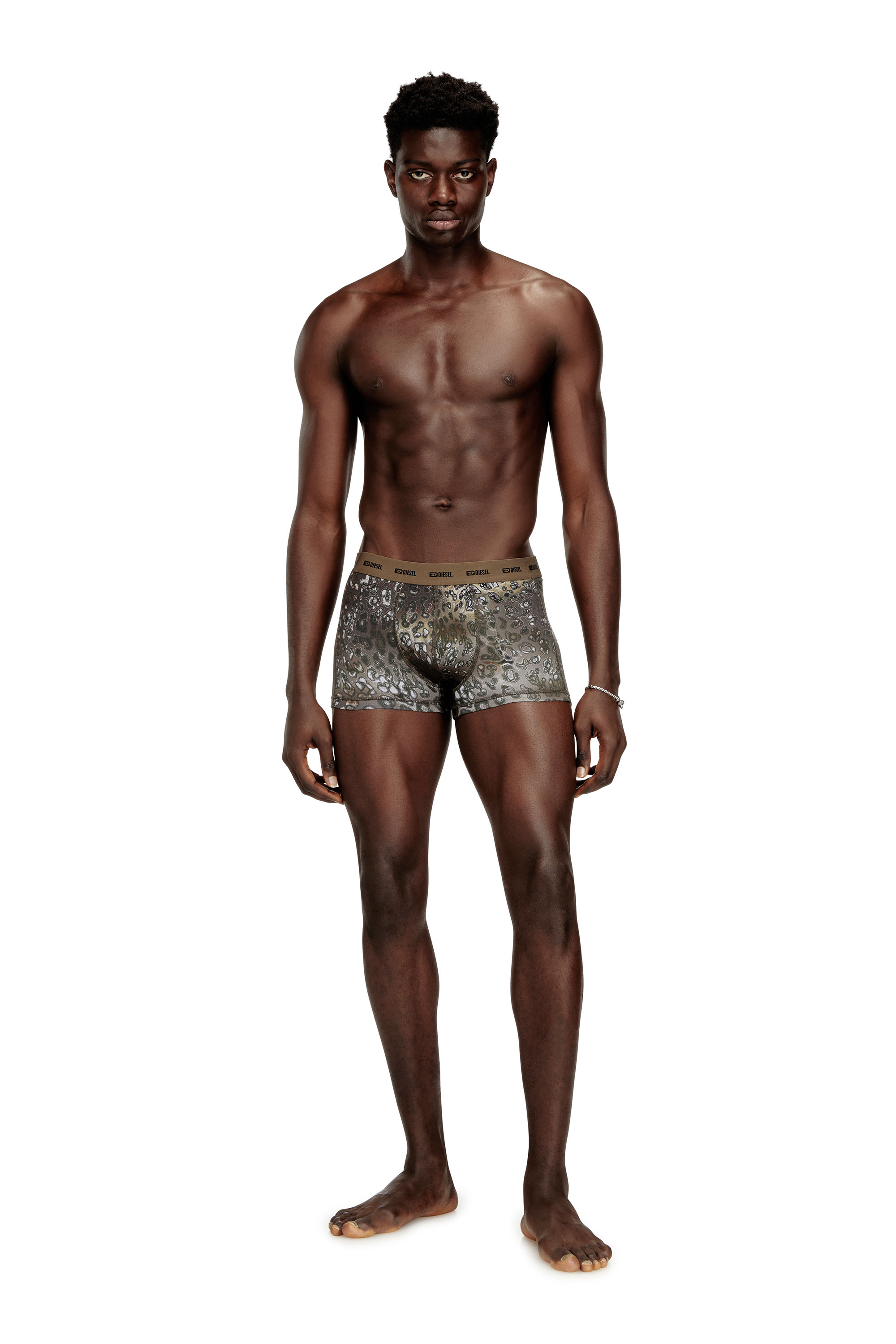 Diesel - DAMIEN-UTLT-3PACK, Lot de trois boxers en coton stretch Homme in Polychrome - 2