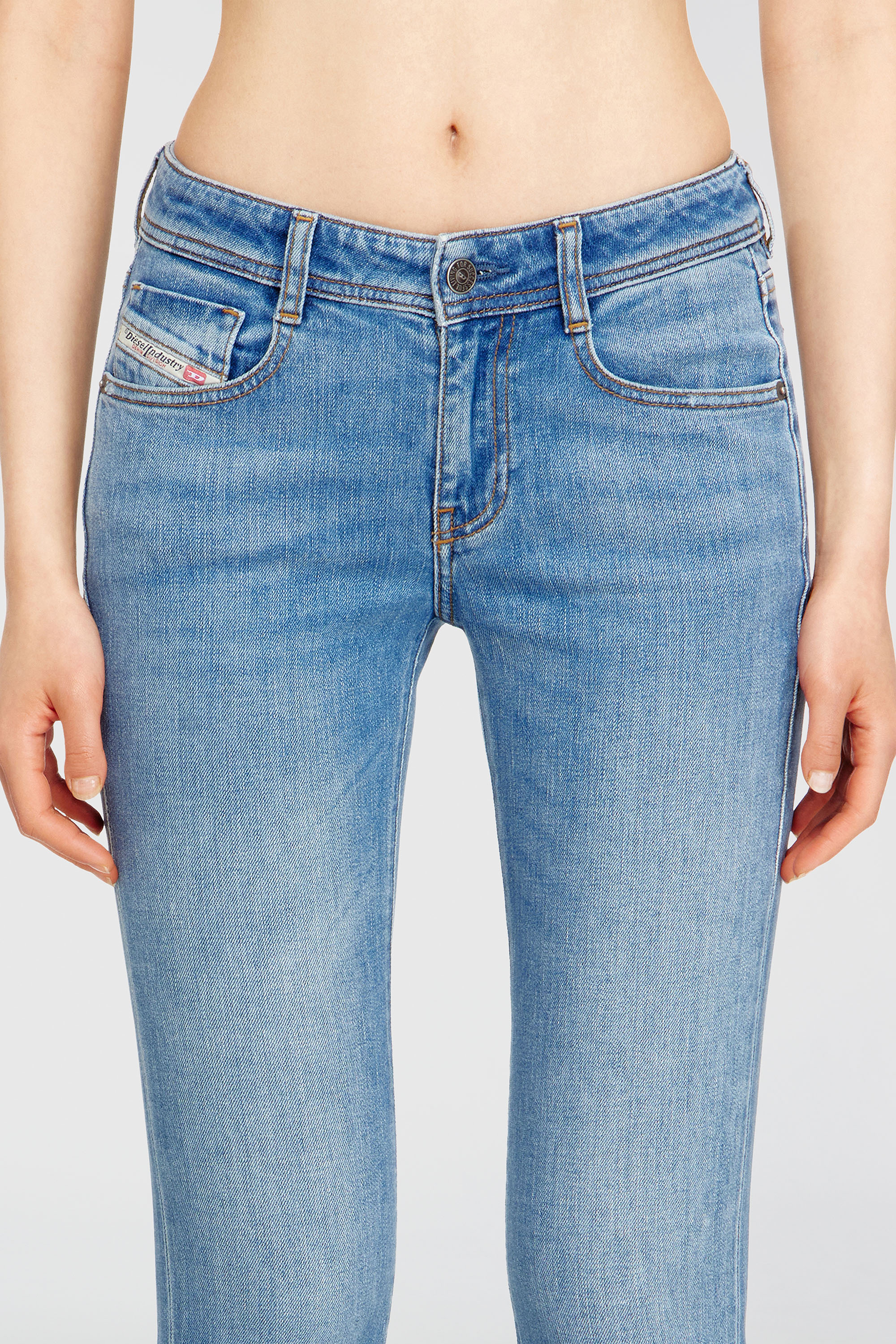 Diesel - Bootcut Jeans 1969 D-Ebbey 0ADBH Donna, Blu Chiaro - Image 5