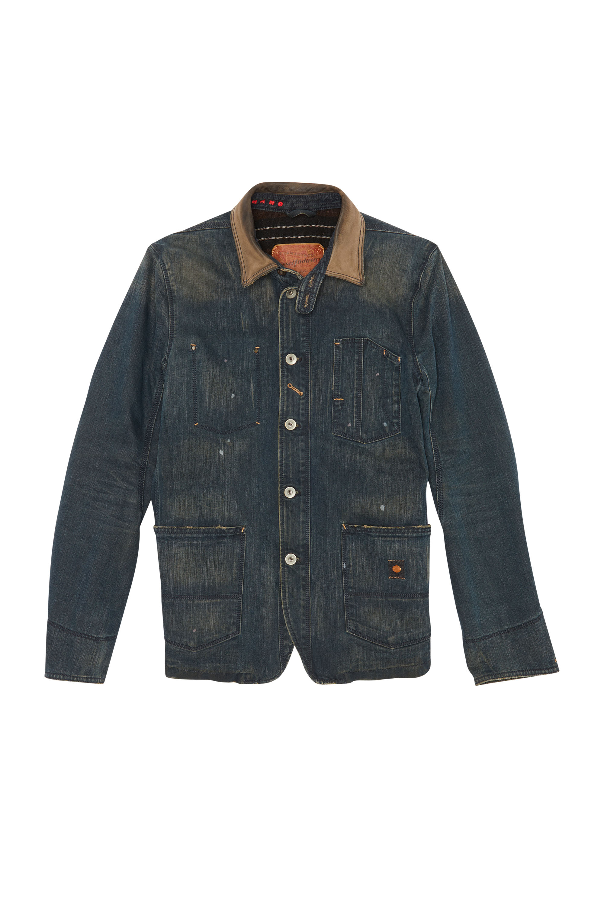 Diesel - JACKET-H-L-A-P, Diesel Uomo - Giacche in denim Blu scuro Uomo in Blu - 1
